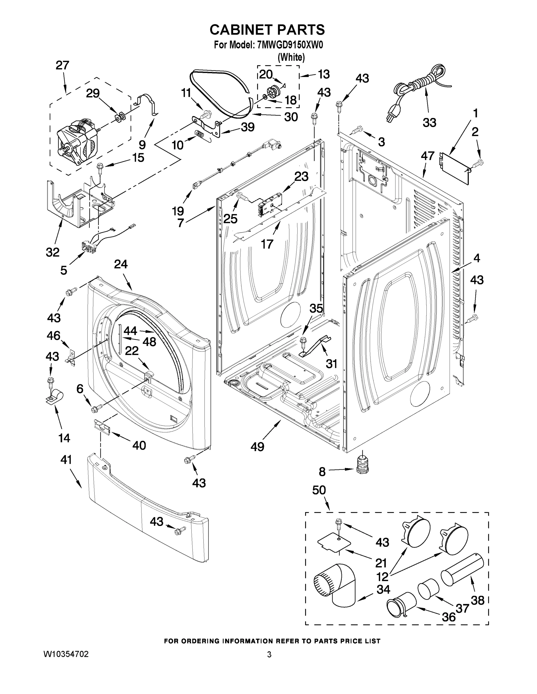 02 - CABINET PARTS