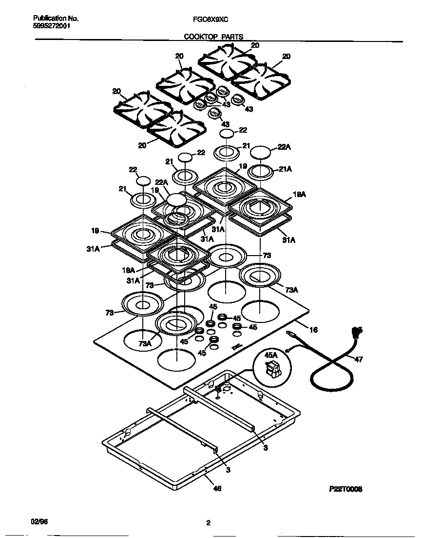02 - COOKTOP PARTS