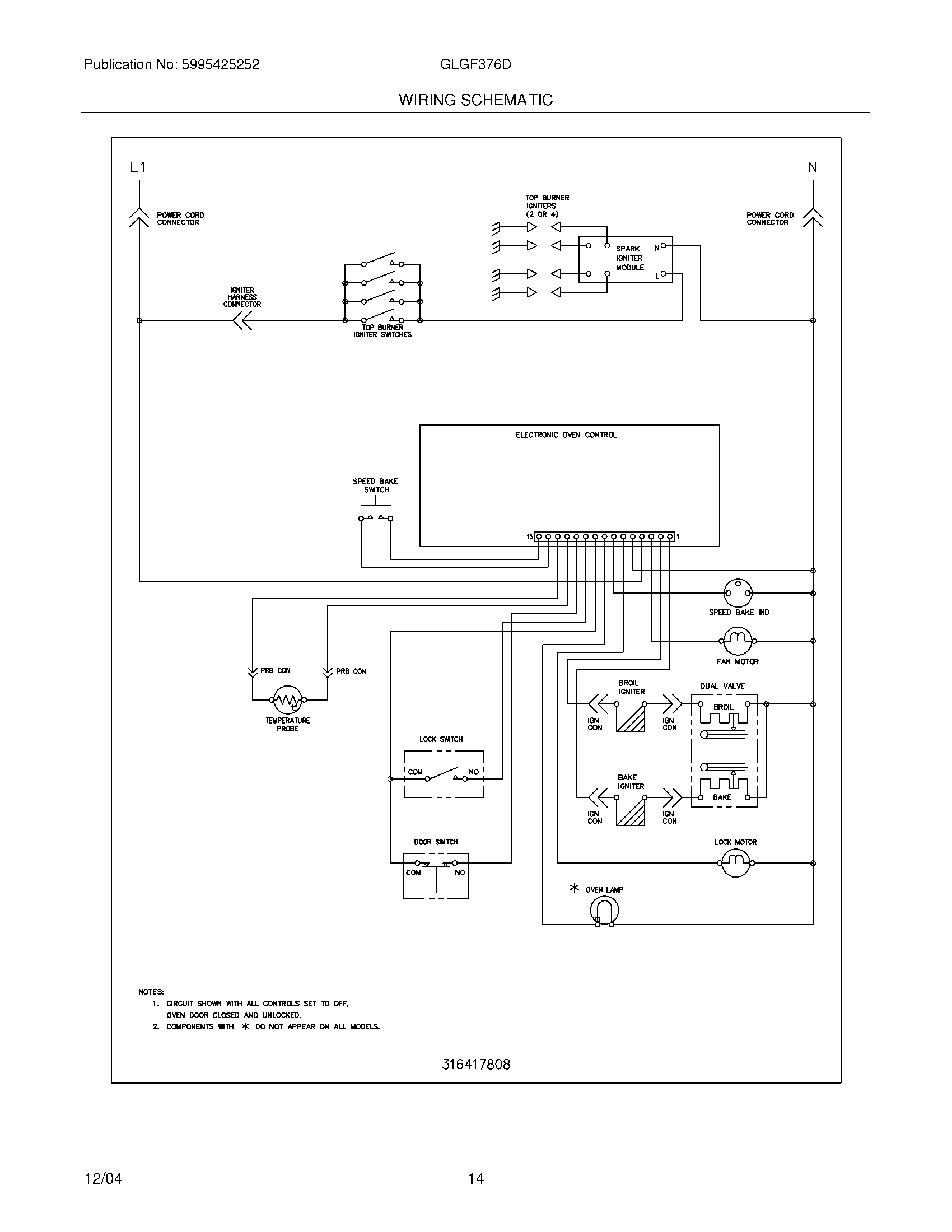 12 - WIRING SCHEMATIC