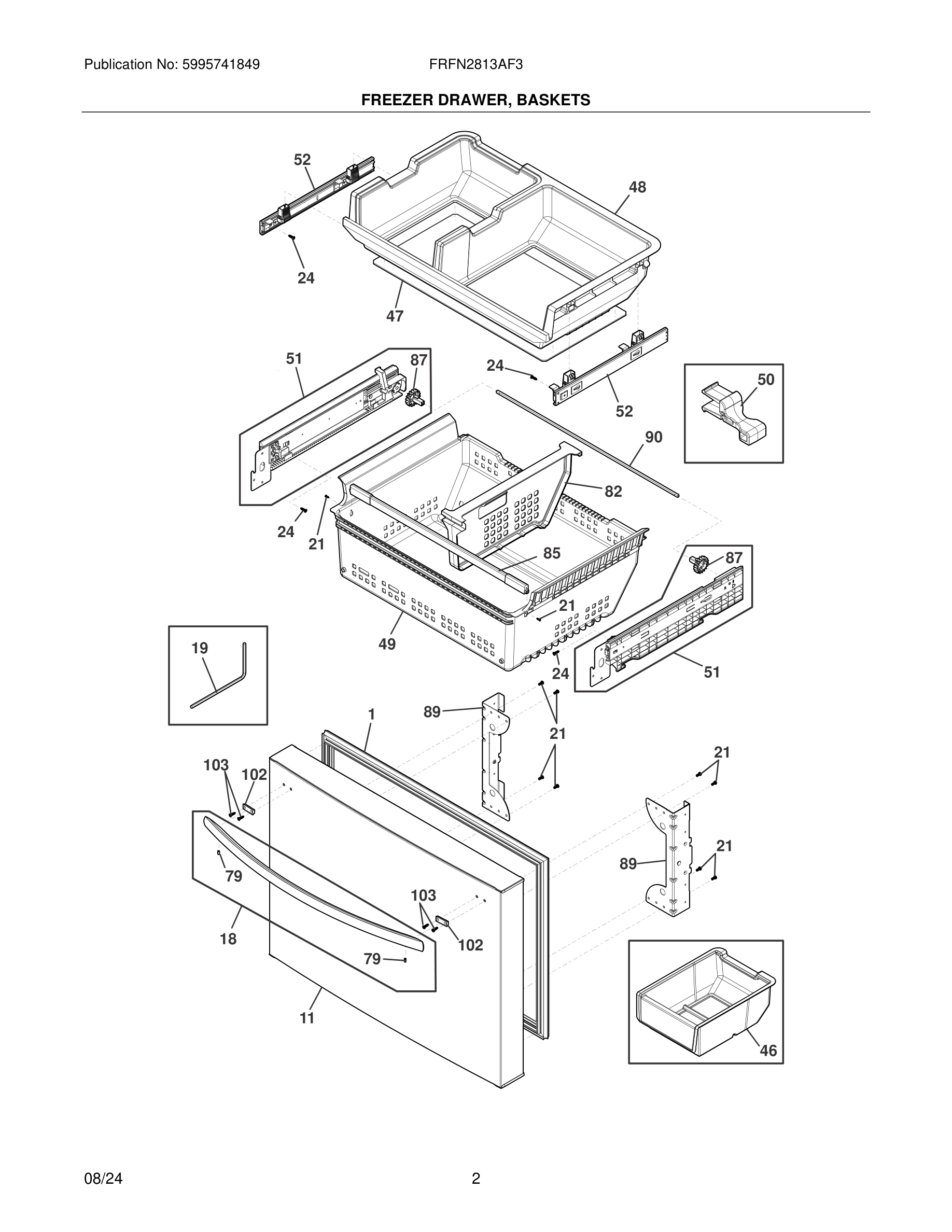 03 - FREEZER DRAWER, BASKETS