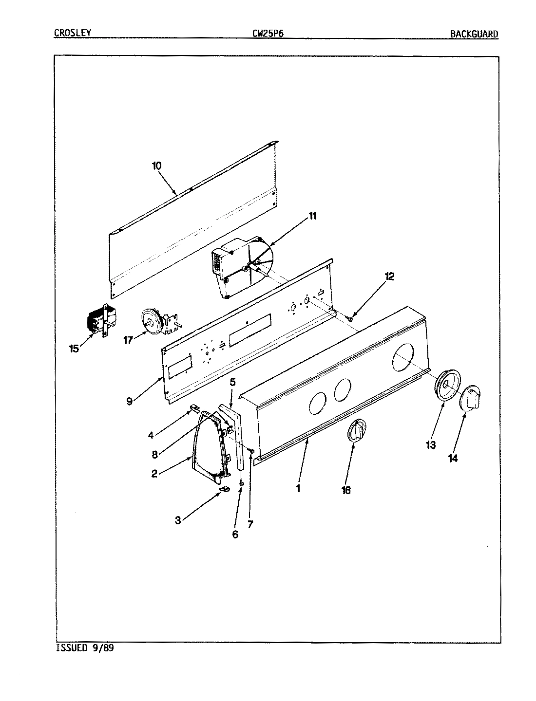 05 - CONTORL PANEL (ORIG. REV. A-D)
