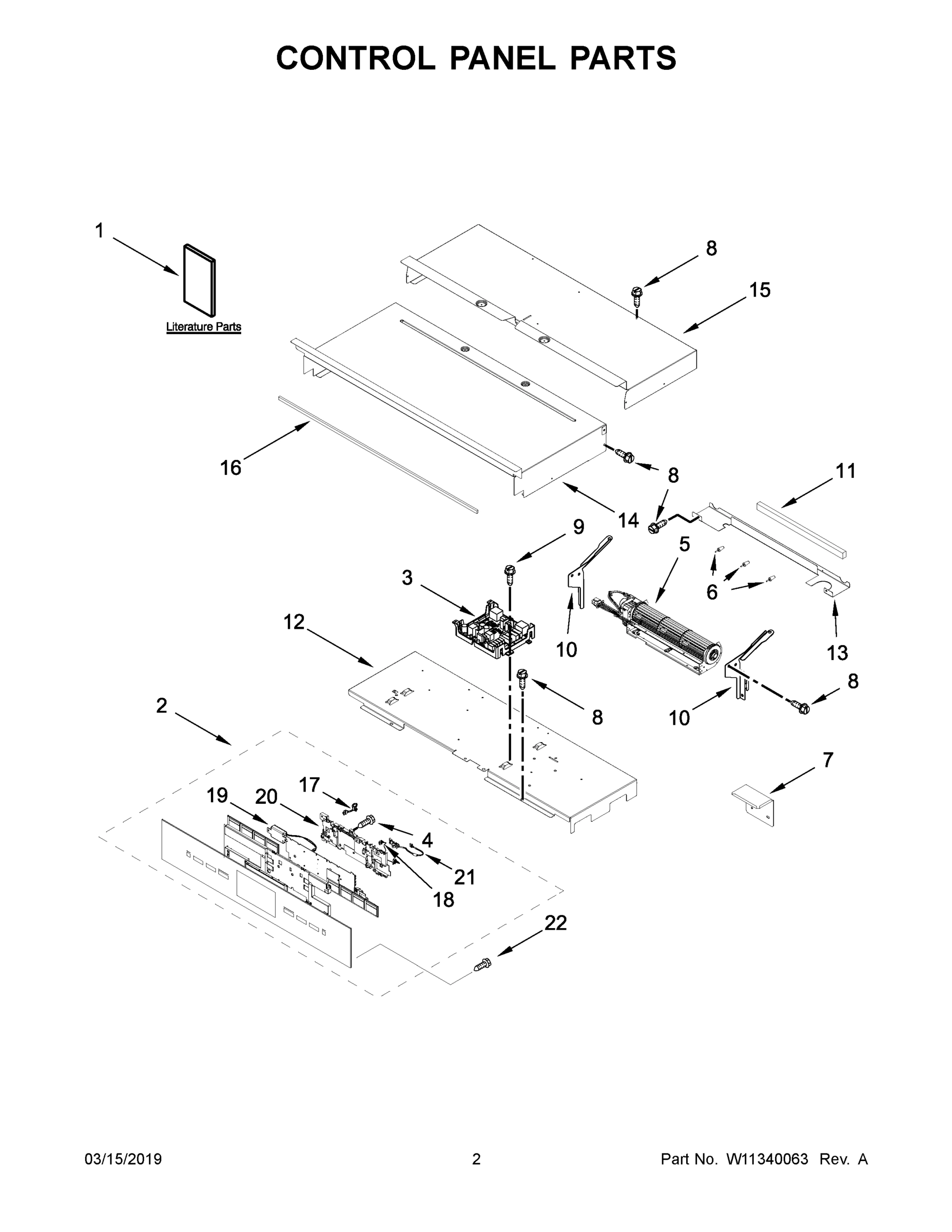02 - CONTROL PANEL PARTS