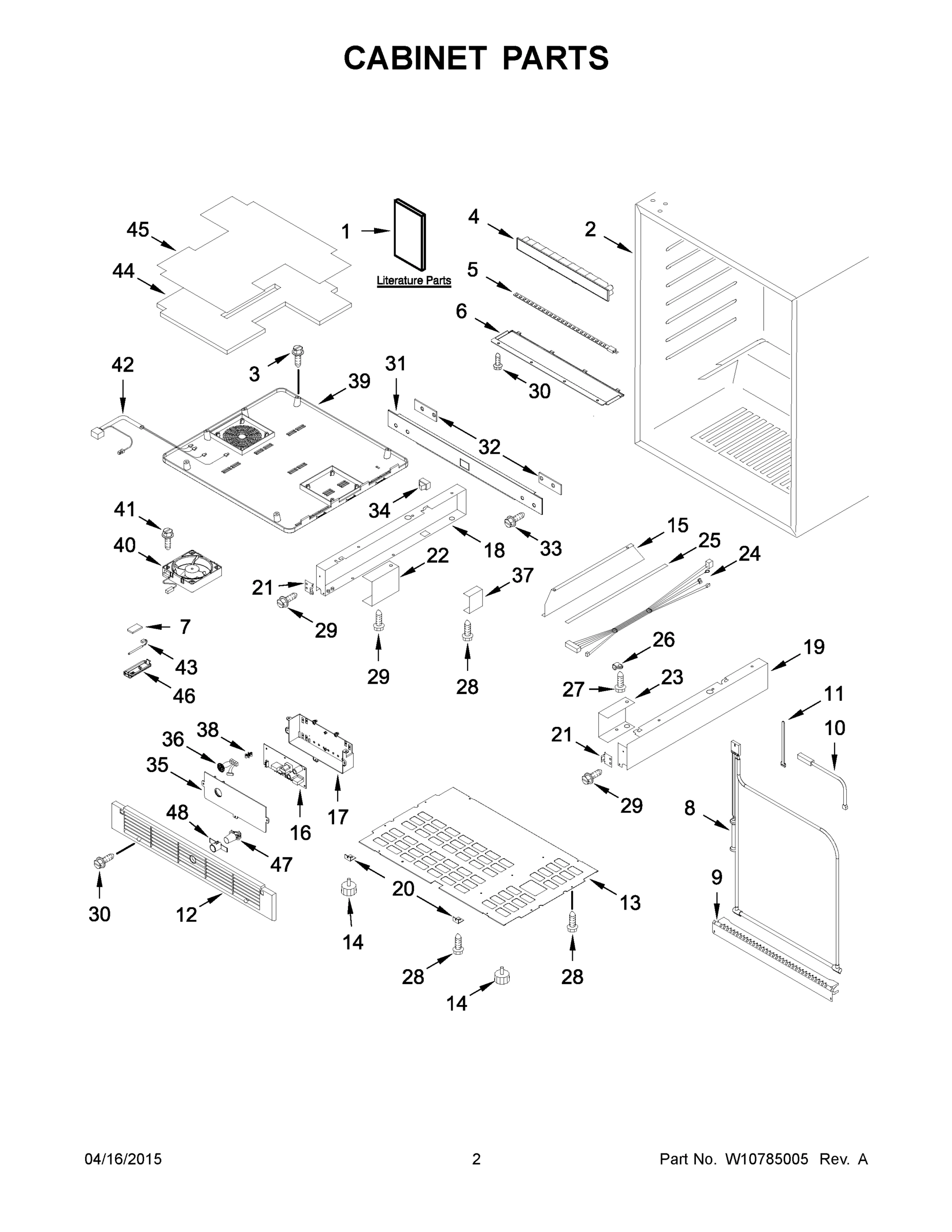 02 - CABINET PARTS
