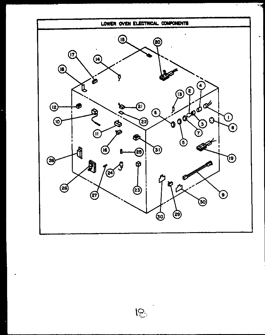 03 - LOWER OVEN ELECTRICAL COMPONENTS