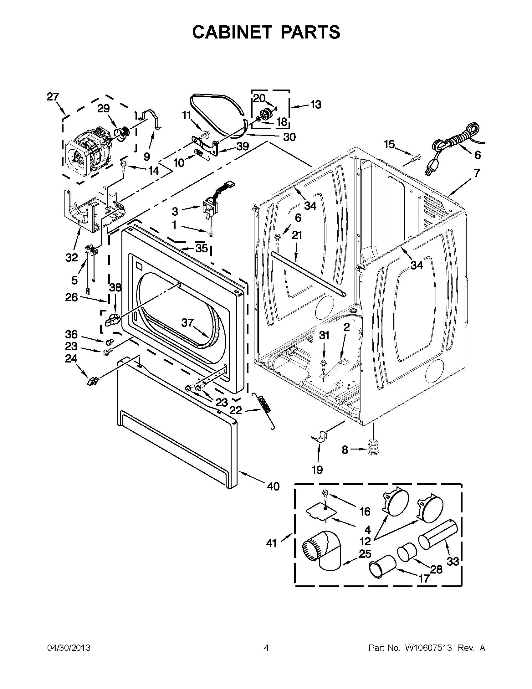 02 - CABINET PARTS
