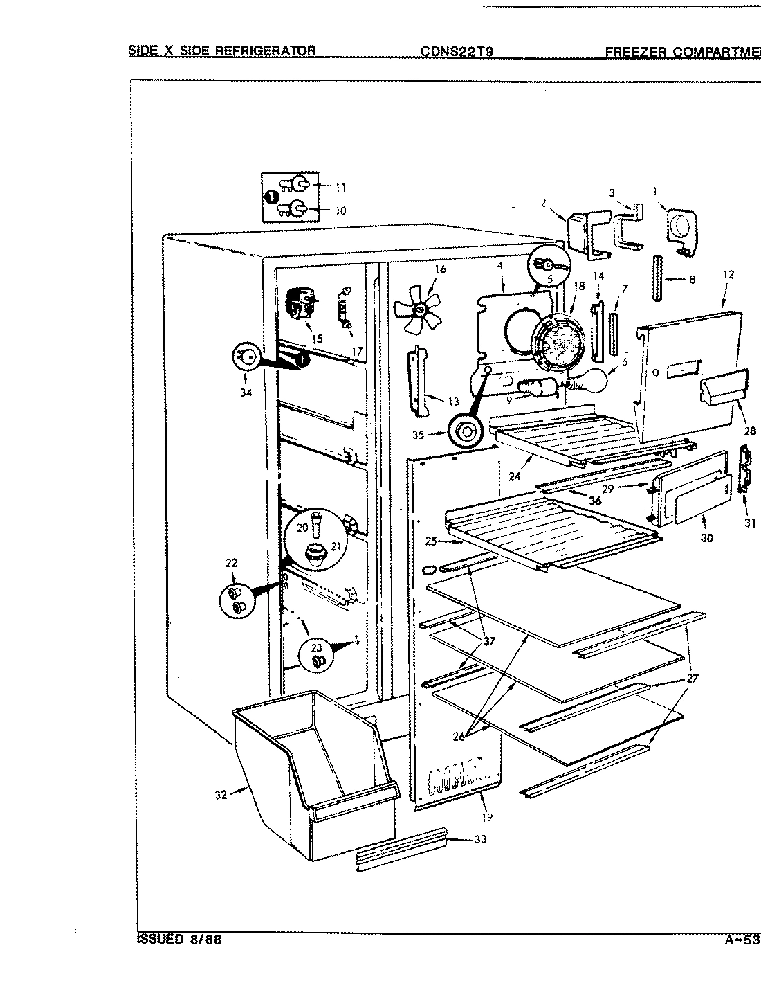 01 - FREEZER COMPARTMENT