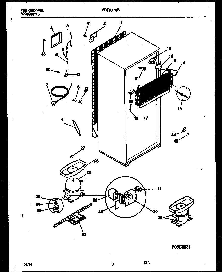 05 - SYSTEM AND AUTOMATIC DEFROST PARTS