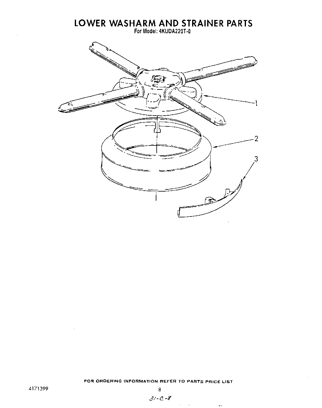 06 - LOWER WASHARM AND STRAINER