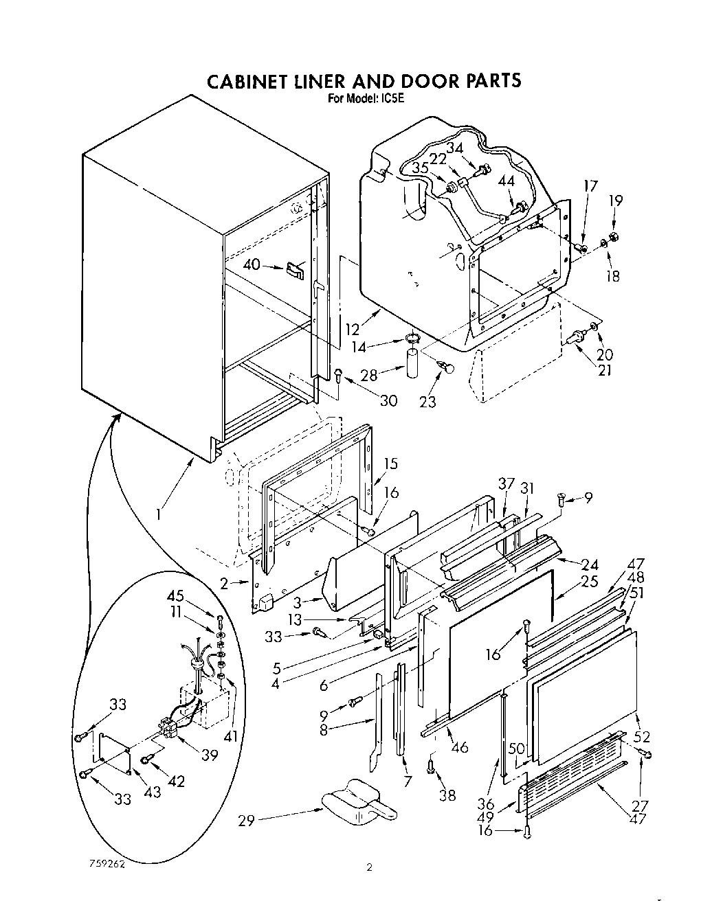 02 - CABINET LINER AND DOOR