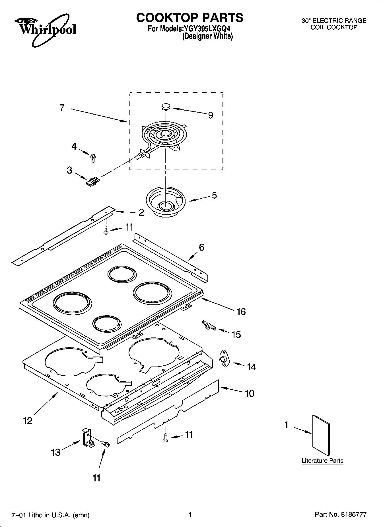 01 - COOKTOP PARTS