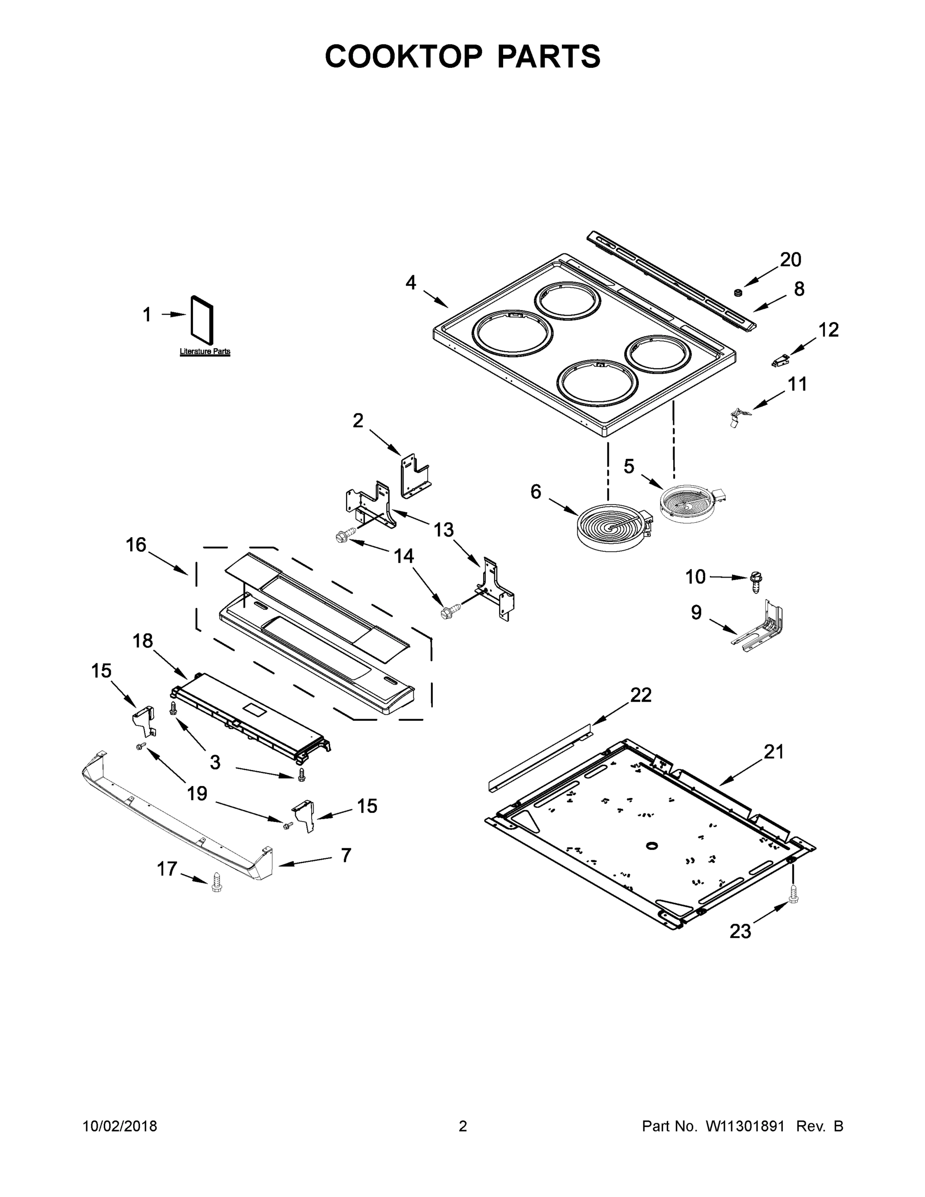 02 - COOKTOP PARTS
