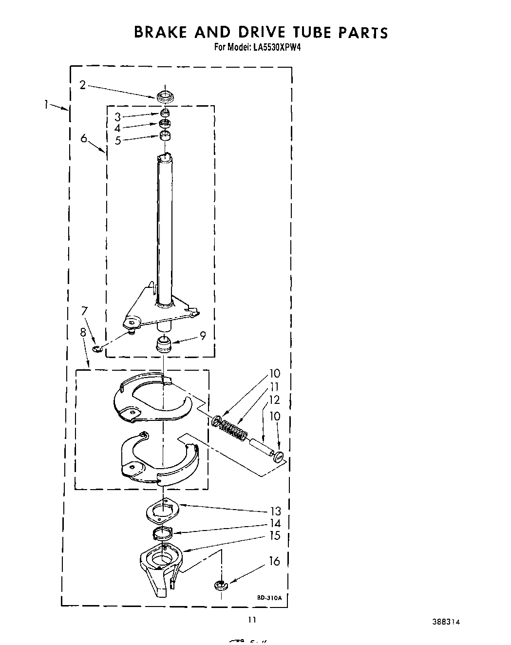 09 - BRAKE AND DRIVE TUBE