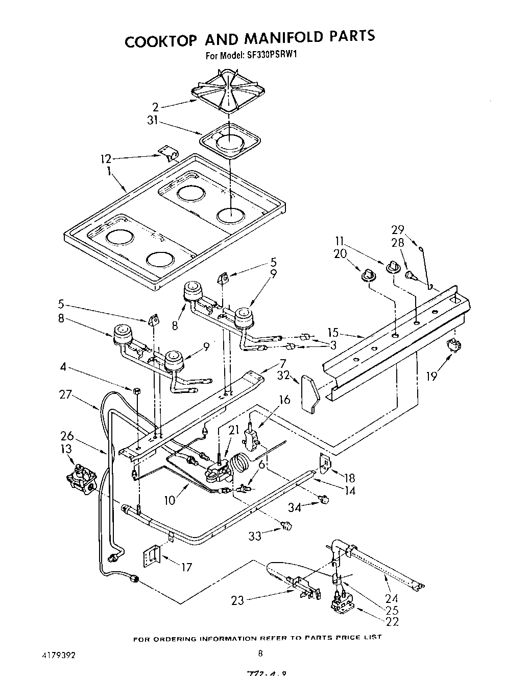 06 - COOKTOP AND MANIFOLD , LITERATURE AND OPTIONAL