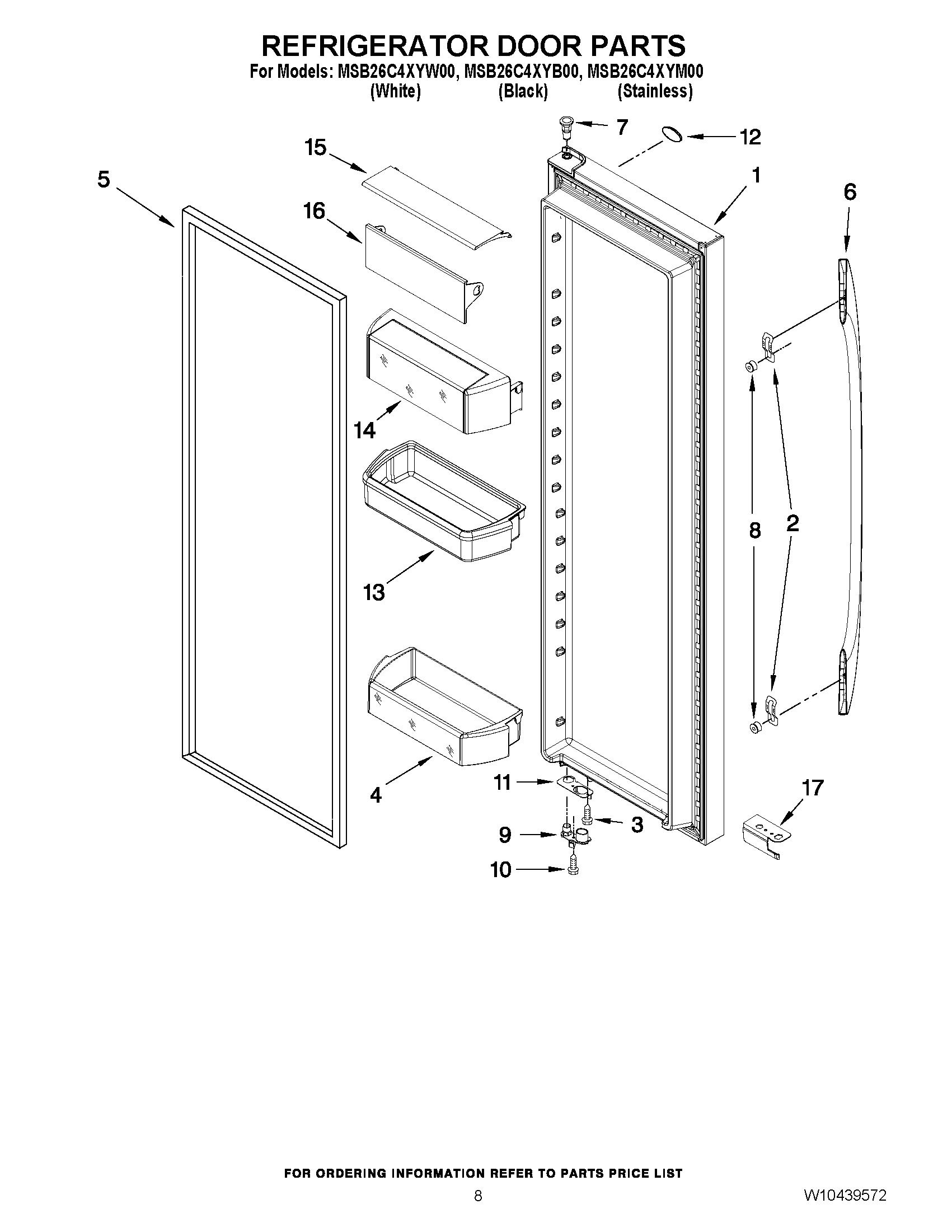 06 - REFRIGERATOR DOOR PARTS