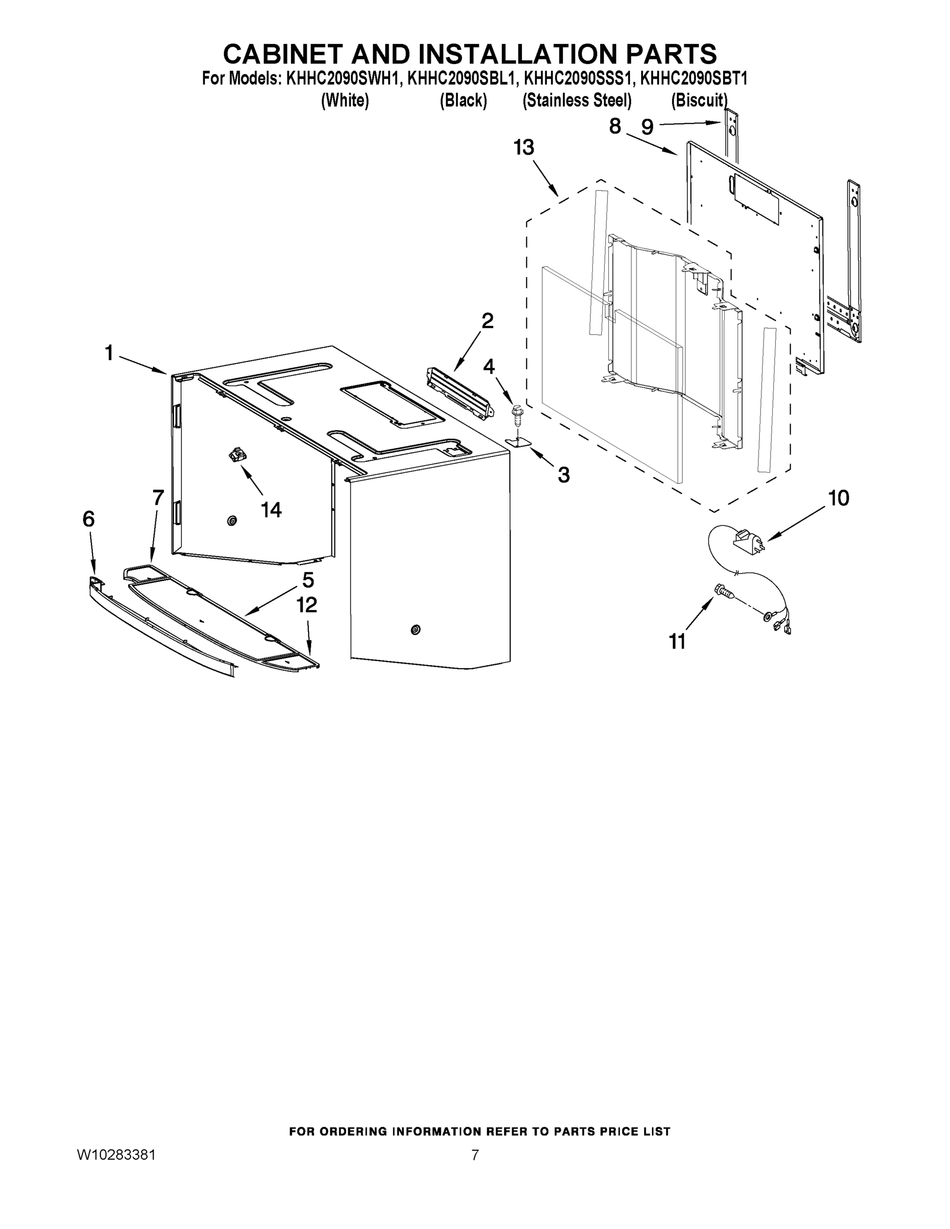 06 - CABINET AND INSTALLATION PARTS