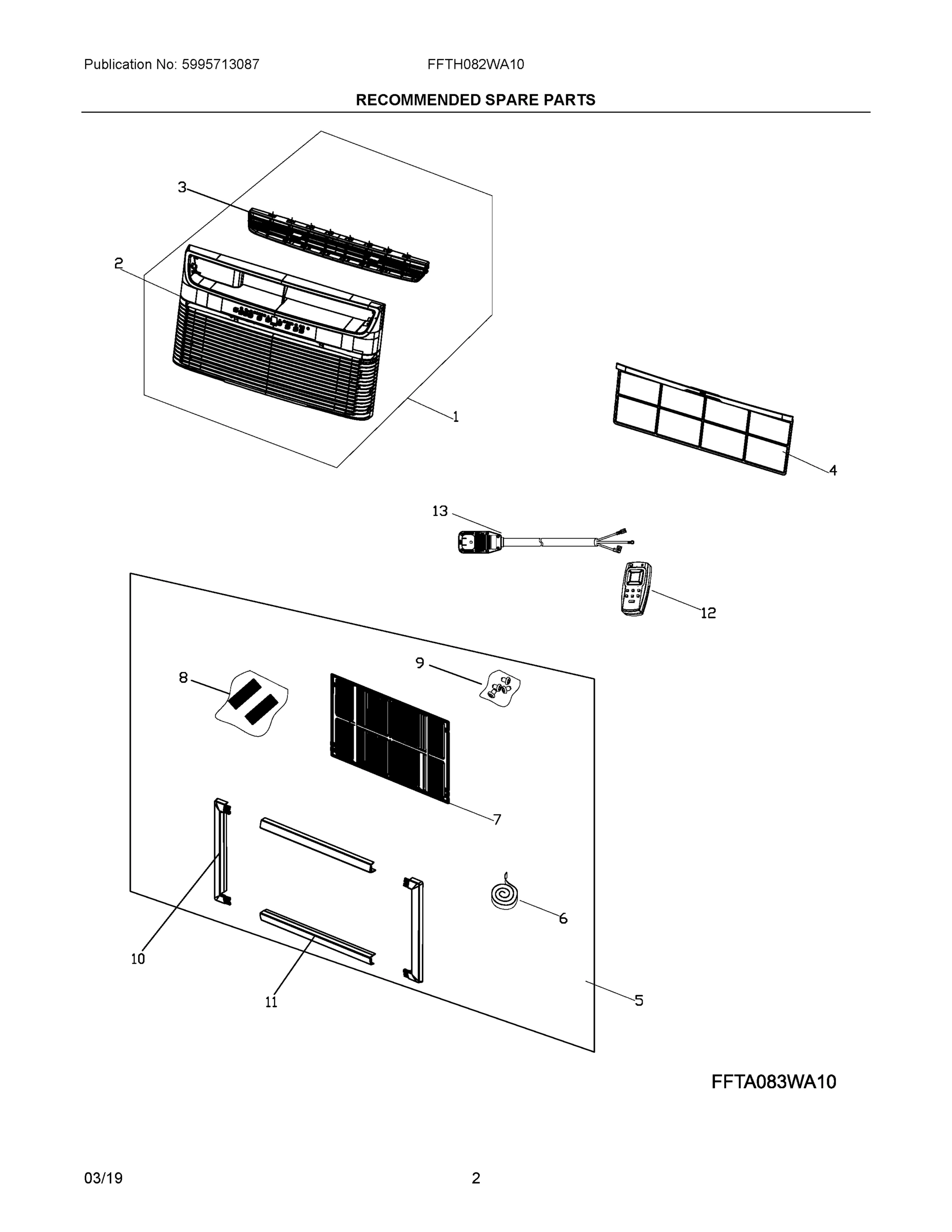 02 - RECOMMENDED SPARE PARTS