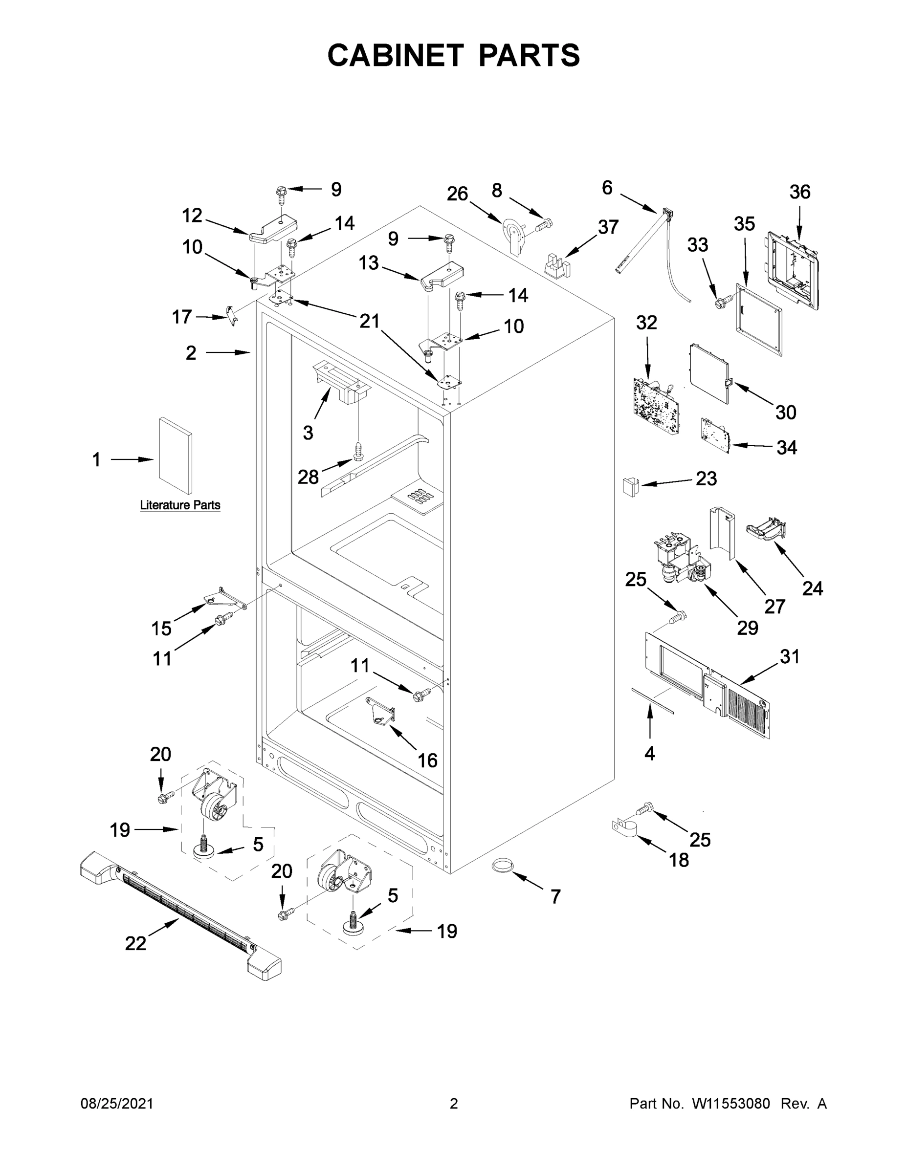 02 - CABINET PARTS