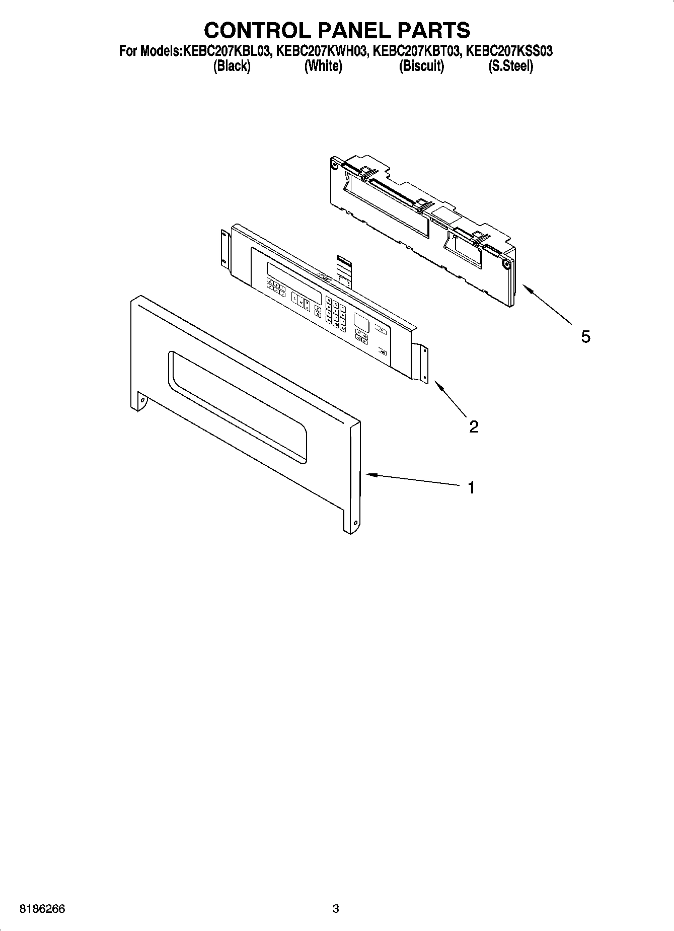 02 - CONTROL PANEL PARTS