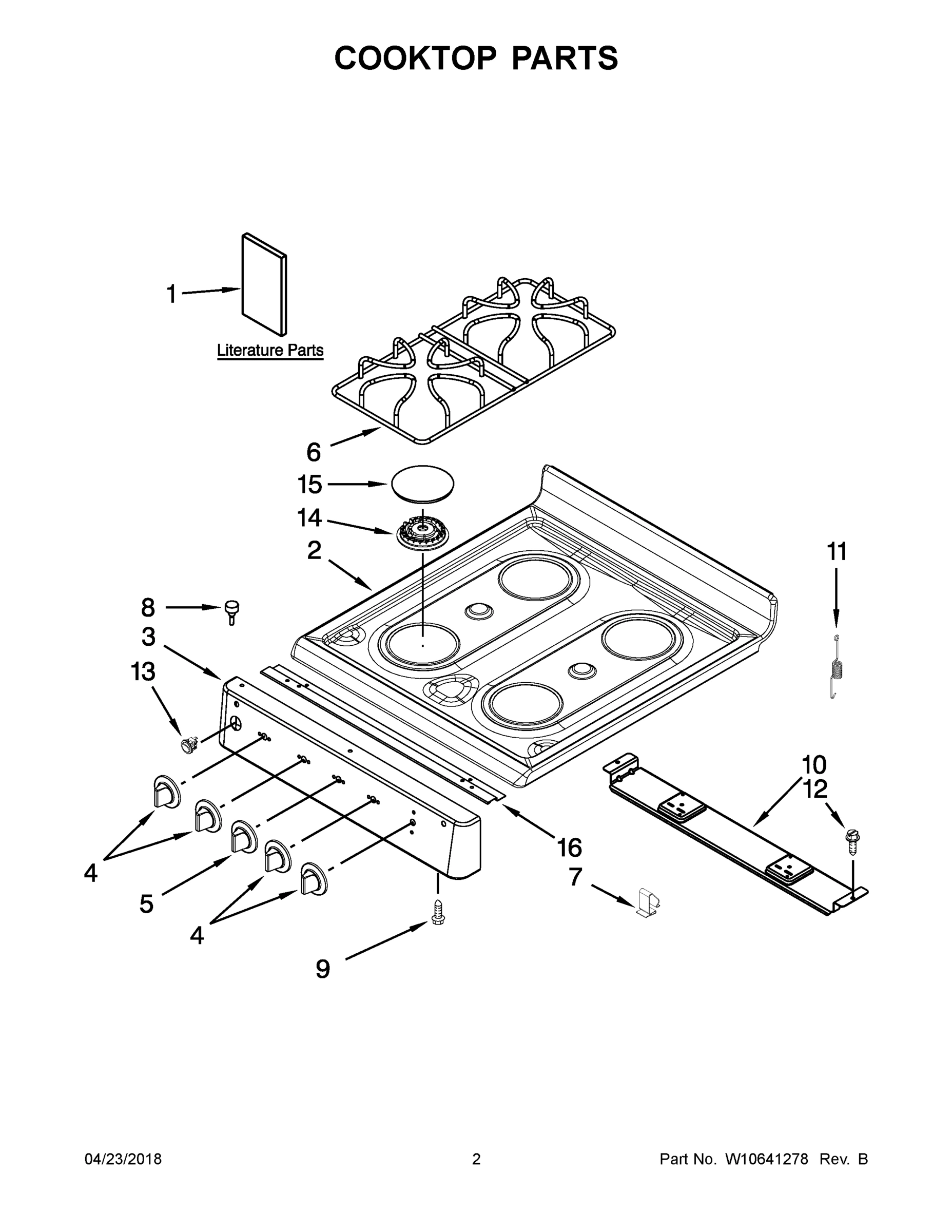 02 - COOKTOP PARTS