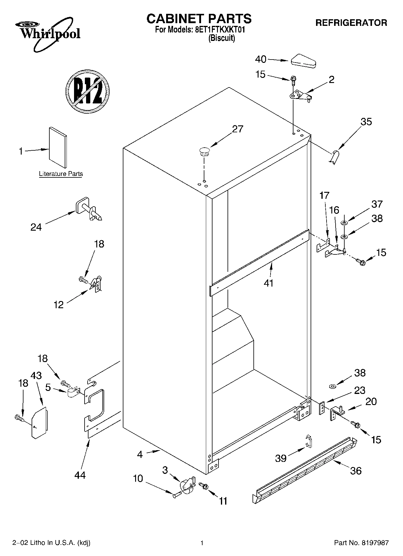 01 - CABINET, LITERATURE