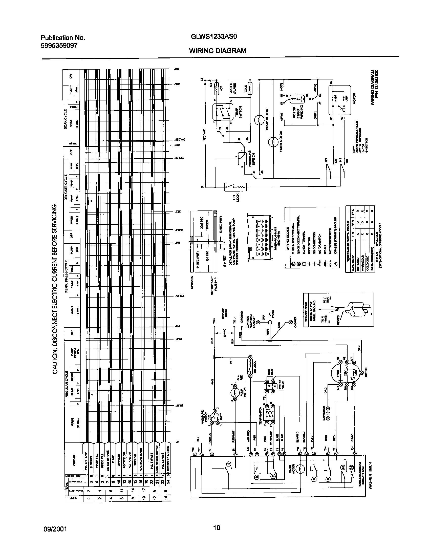 10 - 134052300 WIRING DIAGRAM
