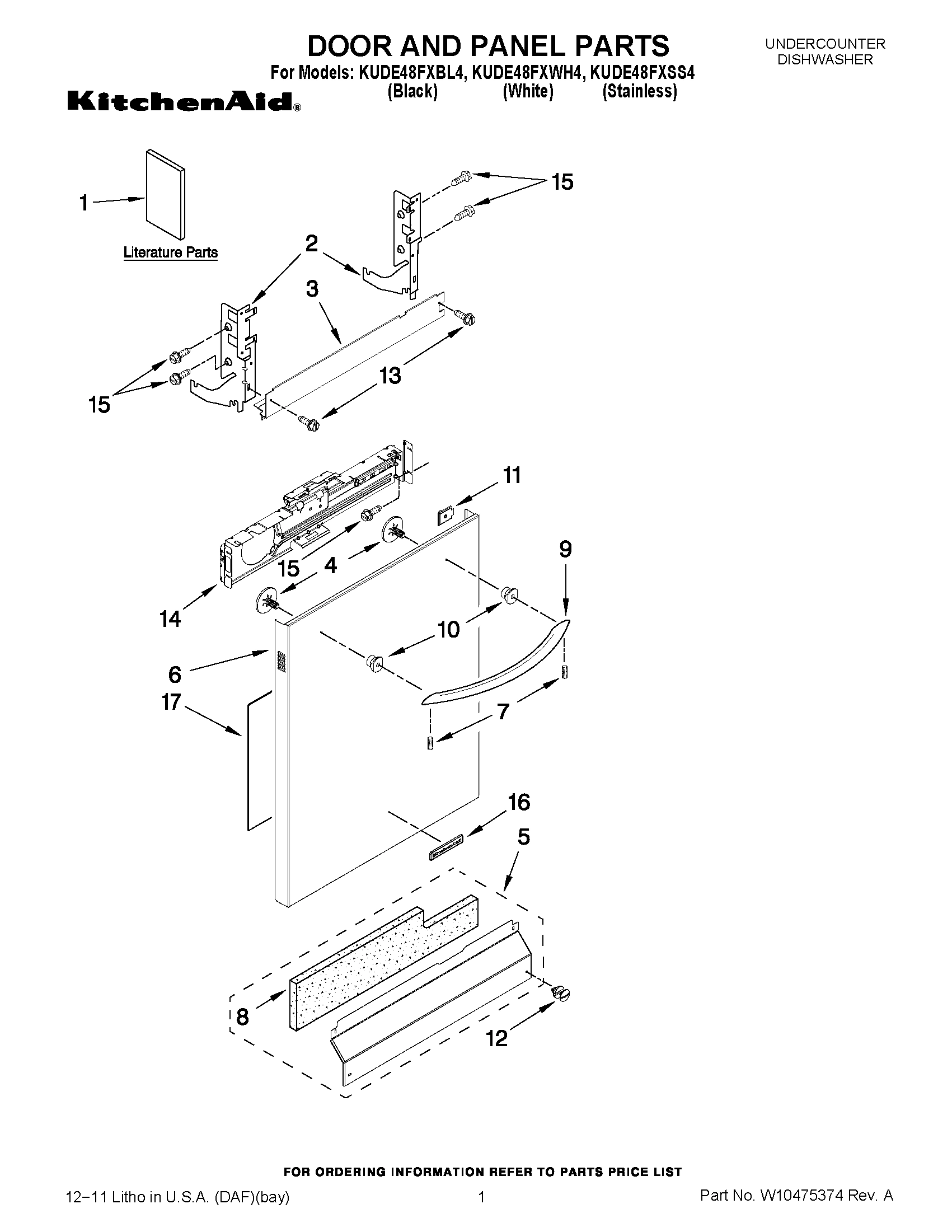 01 - DOOR AND PANEL PARTS