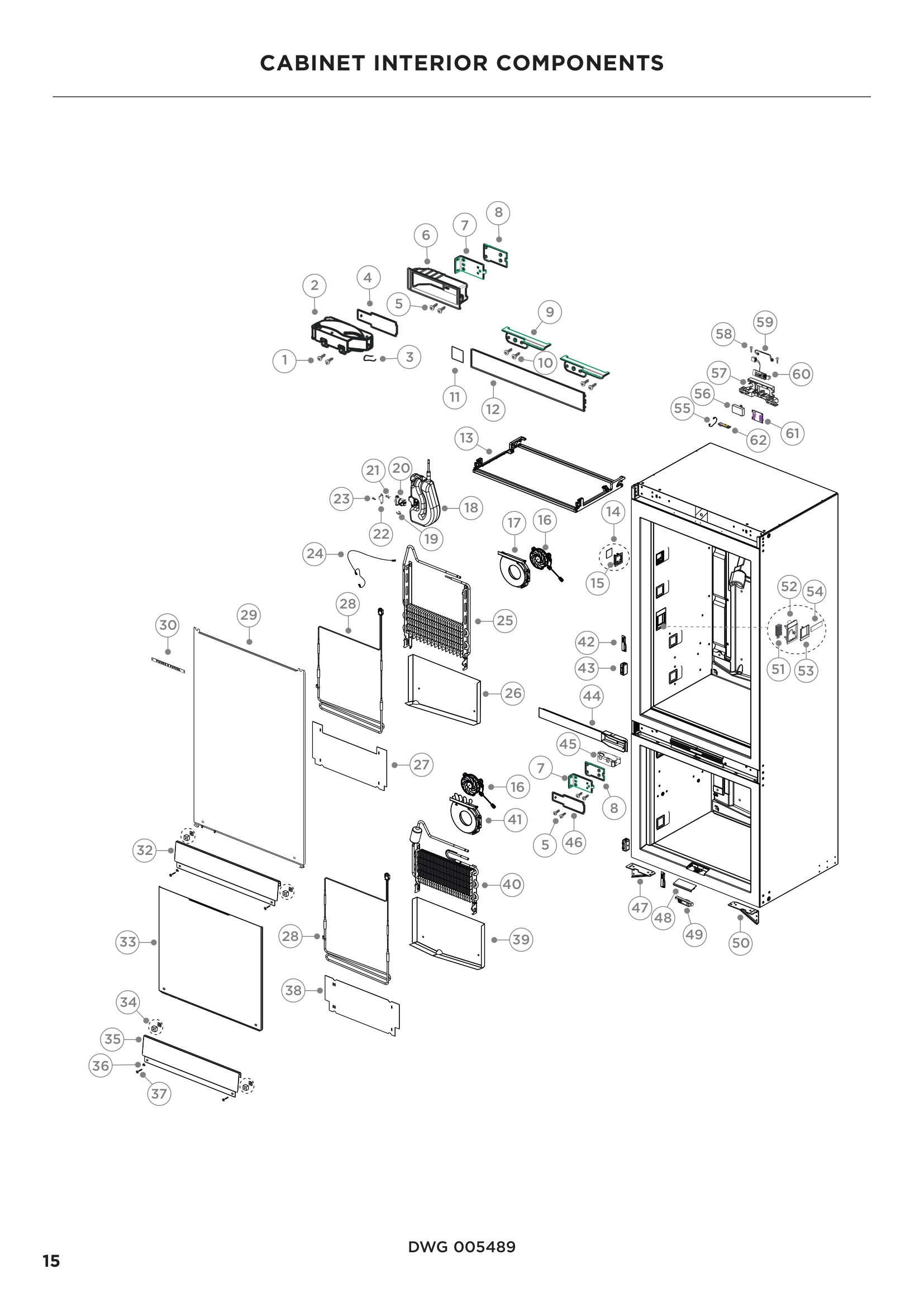 CABINET INTERIOR COMPONENTS