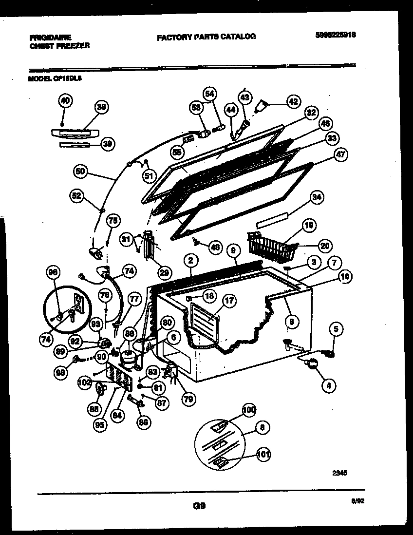 02 - CHEST FREEZER PARTS