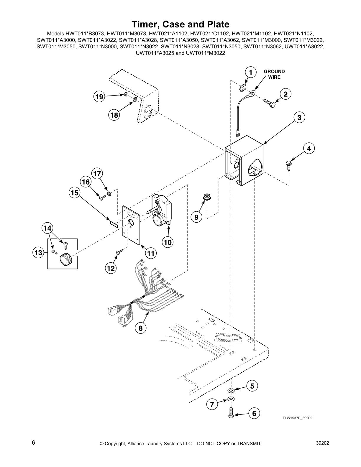 Timer, Case and Plate
