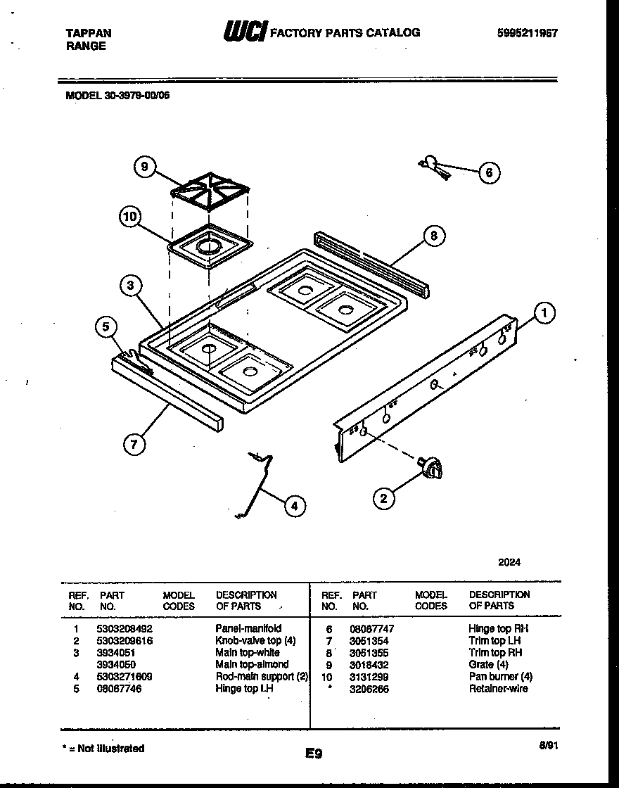 03 - COOKTOP PARTS