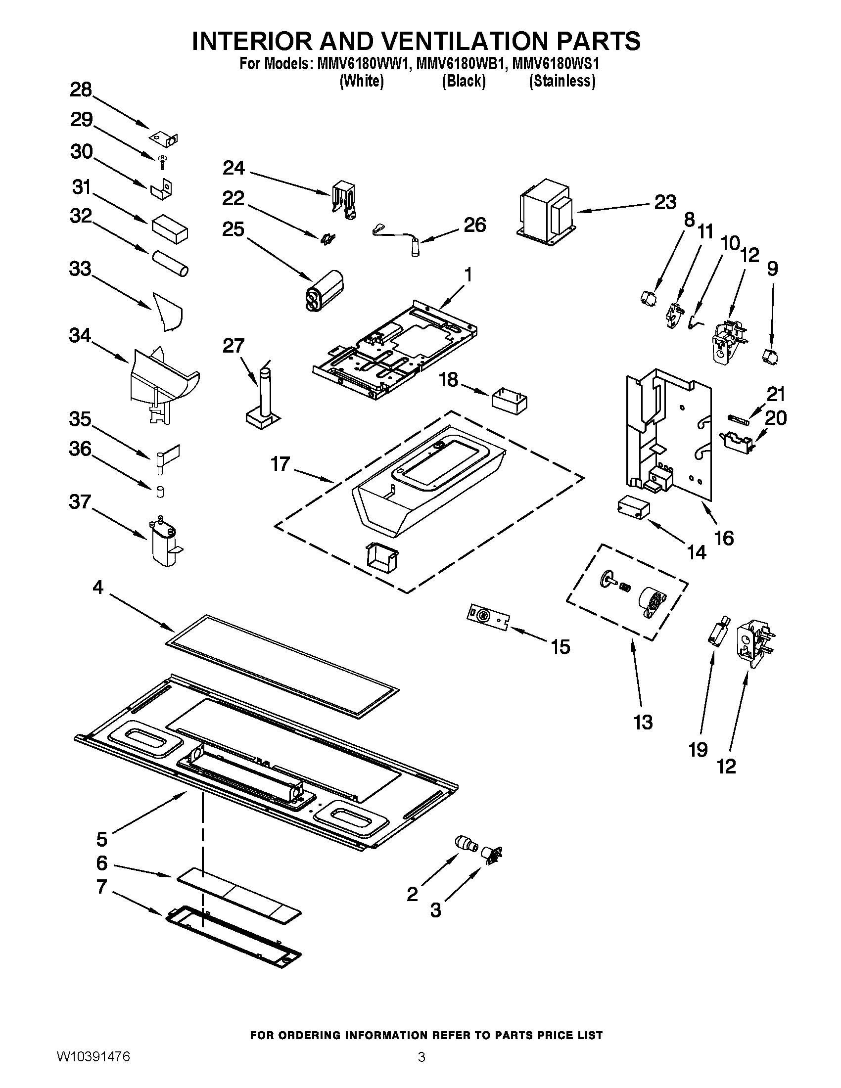 03 - INTERIOR AND VENTILATION PARTS