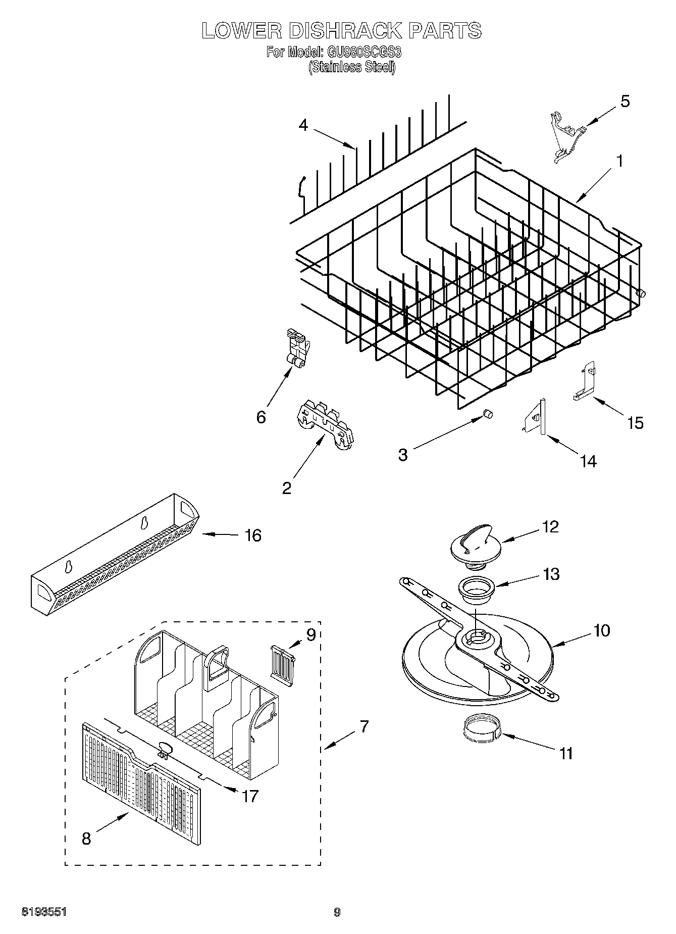 06 - LOWER DISHRACK