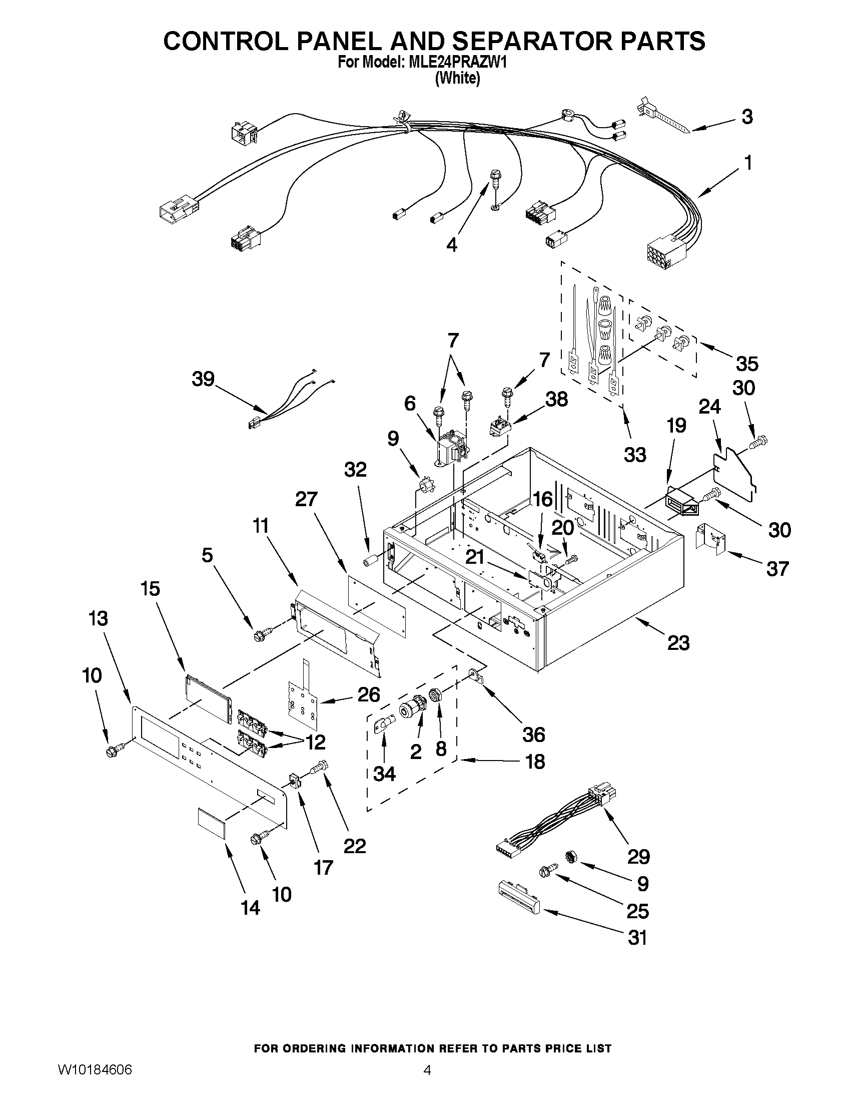02 - CONTROL PANEL AND SEPARATOR PARTS
