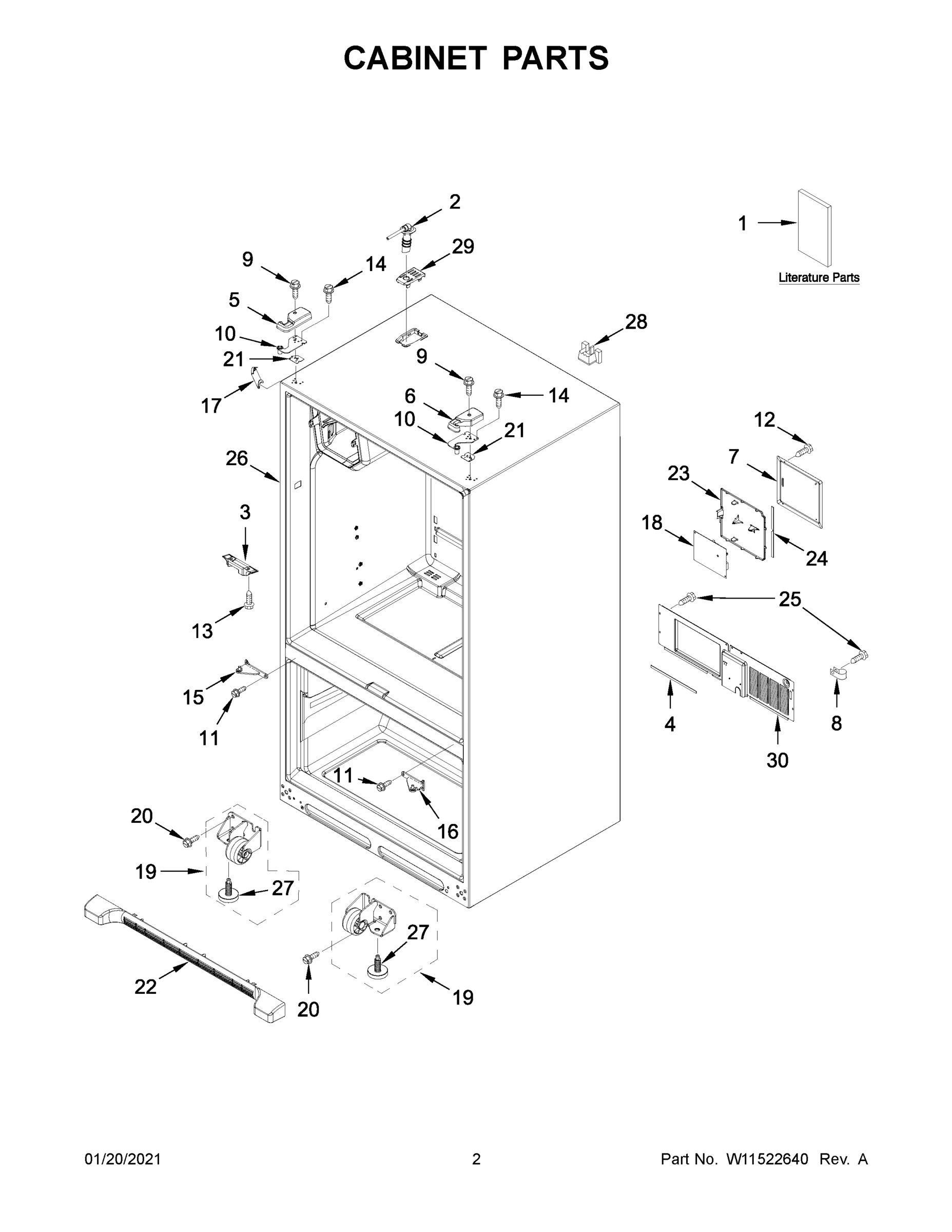 02 - CABINET PARTS