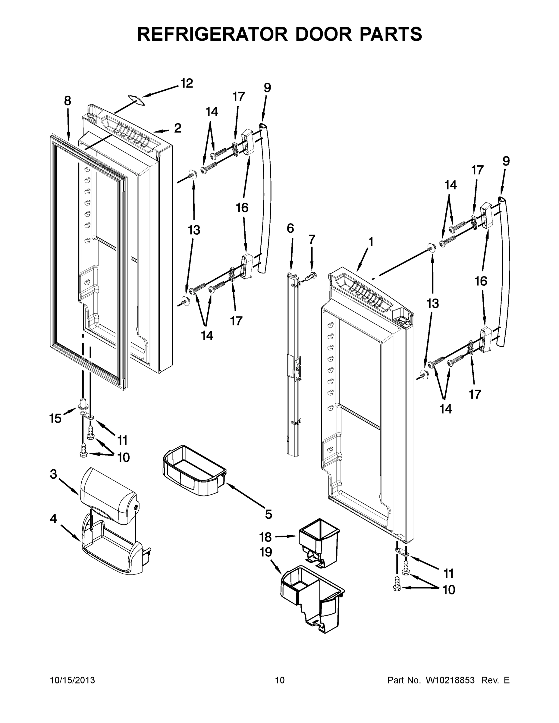 06 - REFRIGERATOR DOOR PARTS