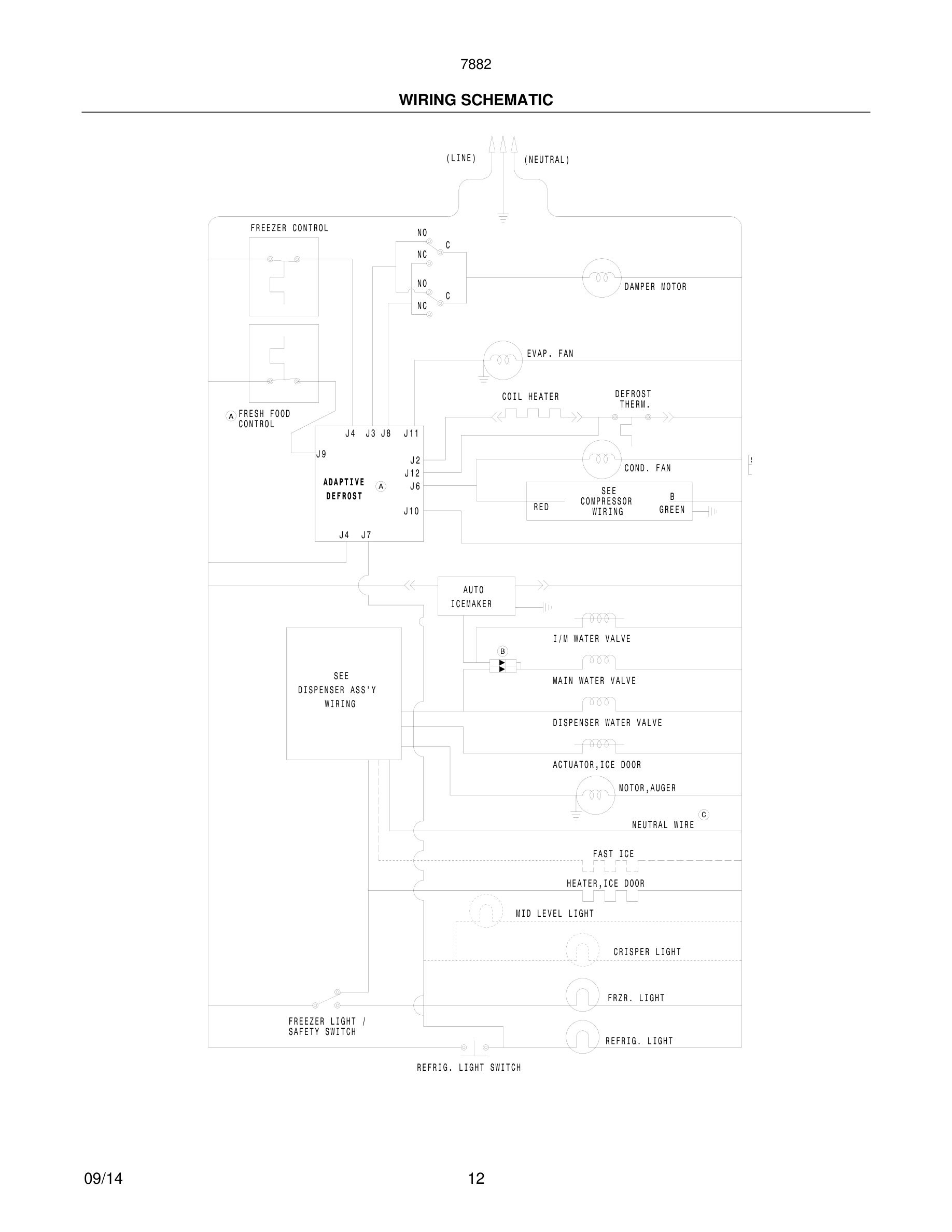 12 - WIRING SCHEMATIC