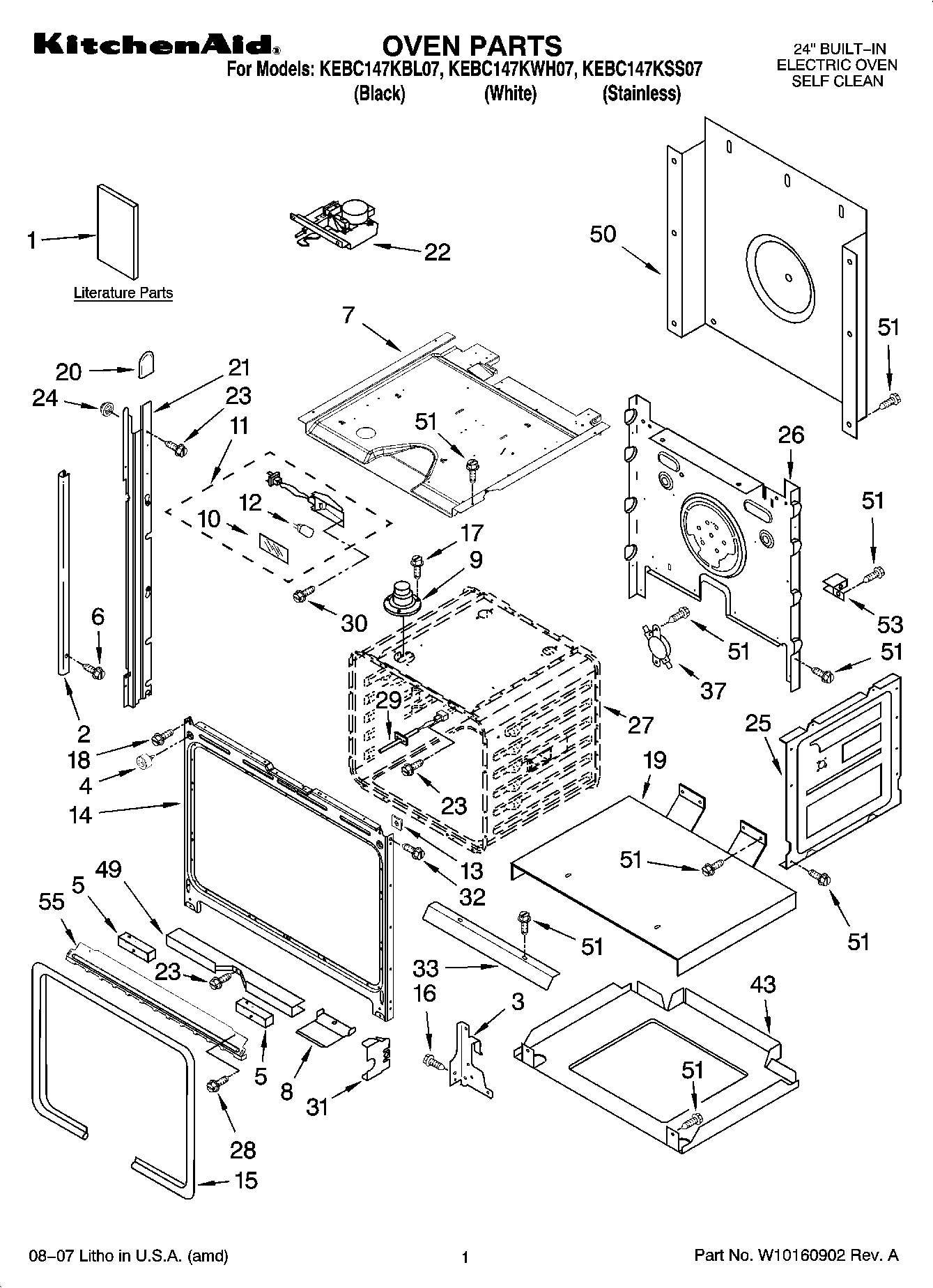 01 - OVEN PARTS