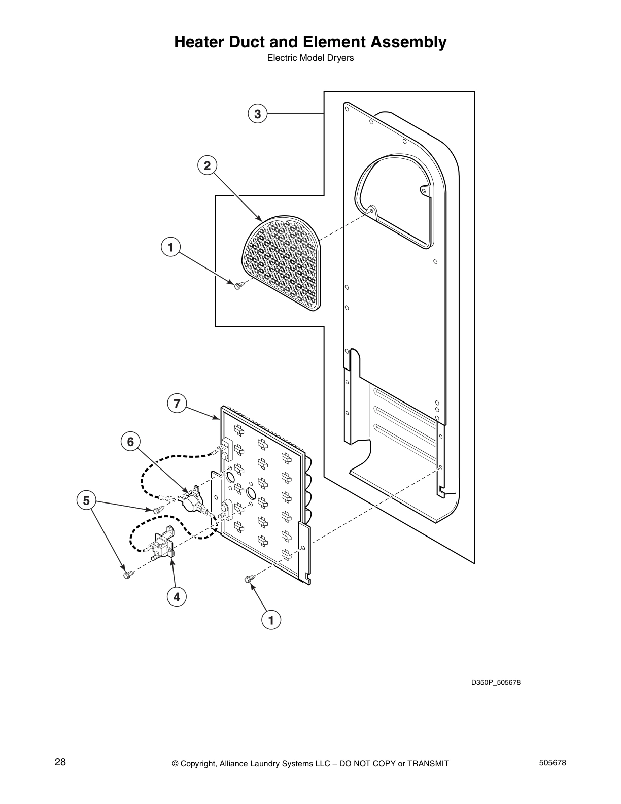 Heater Duct and Element Assembly