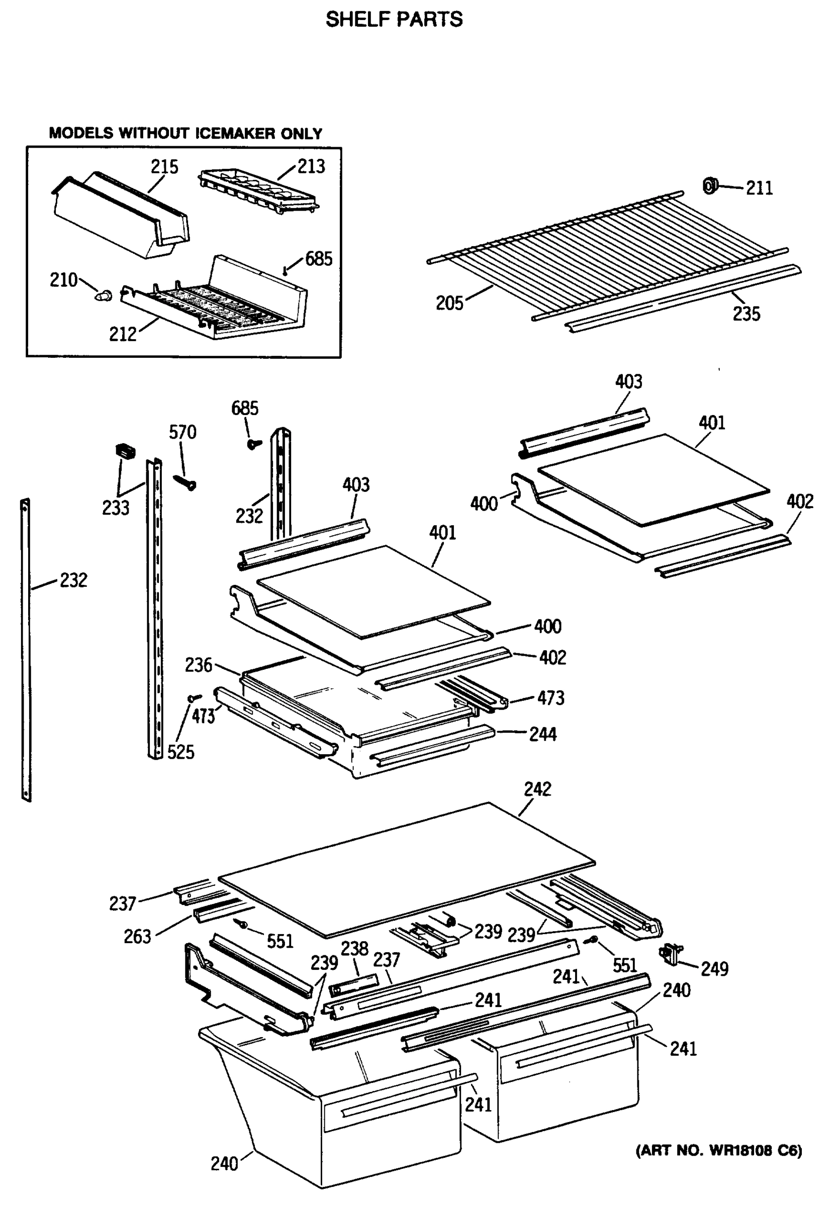 SHELF PARTS