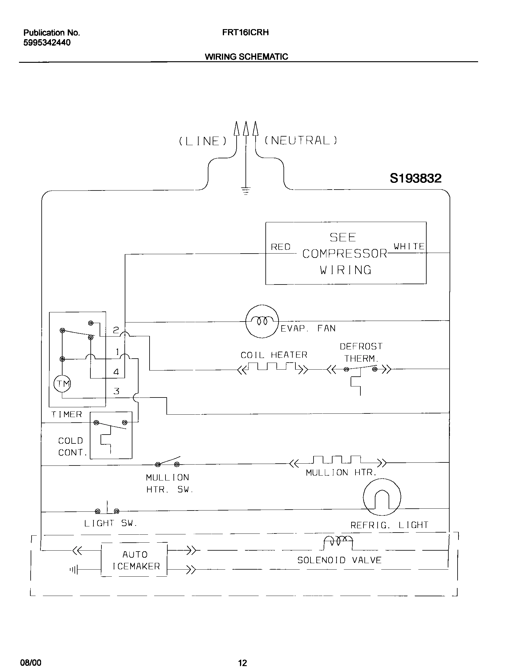 12 - WIRING SCHEMATIC