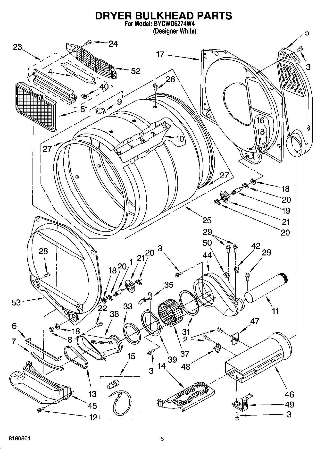 04 - DRYER BULKHEAD PARTS