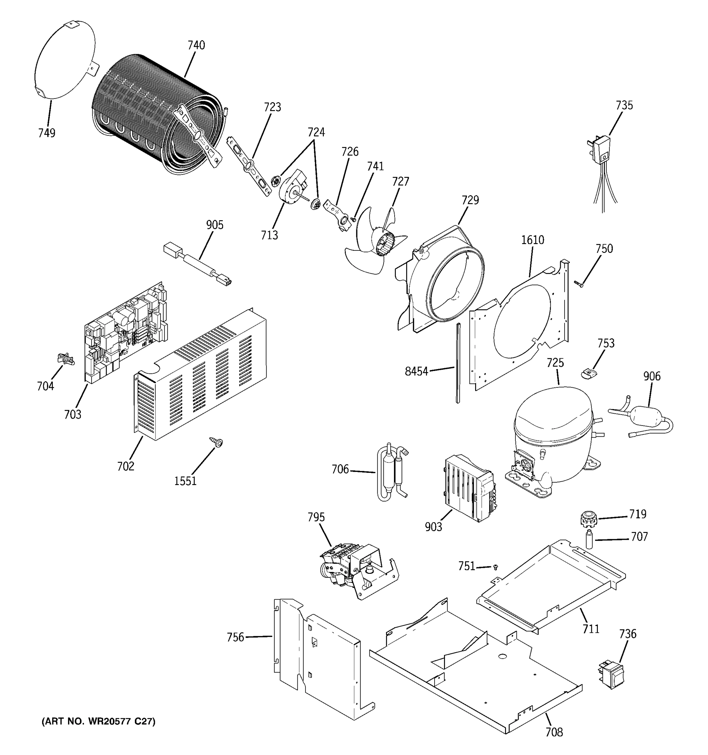SEALED SYSTEM & MOTHER BOARD