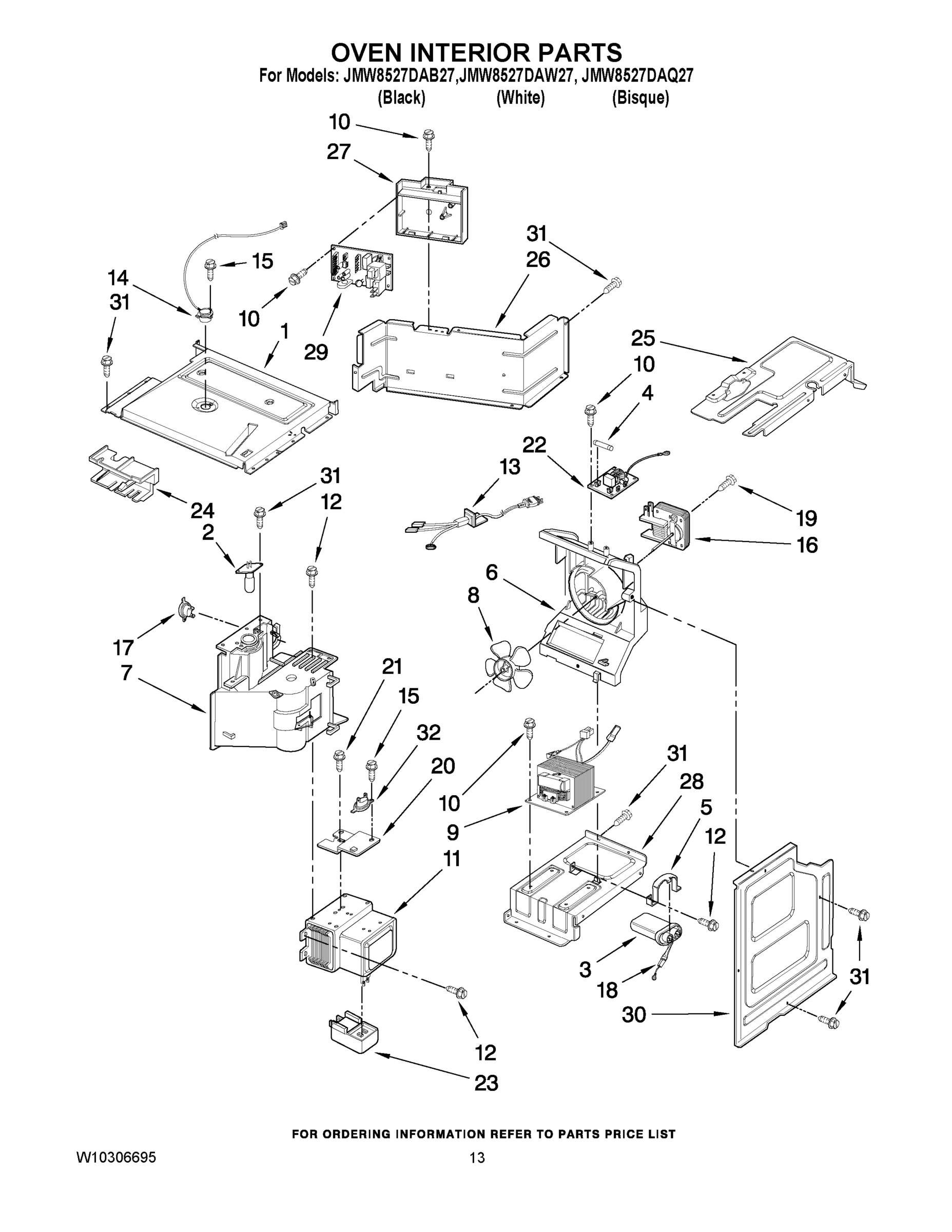 09 - OVEN INTERIOR PARTS