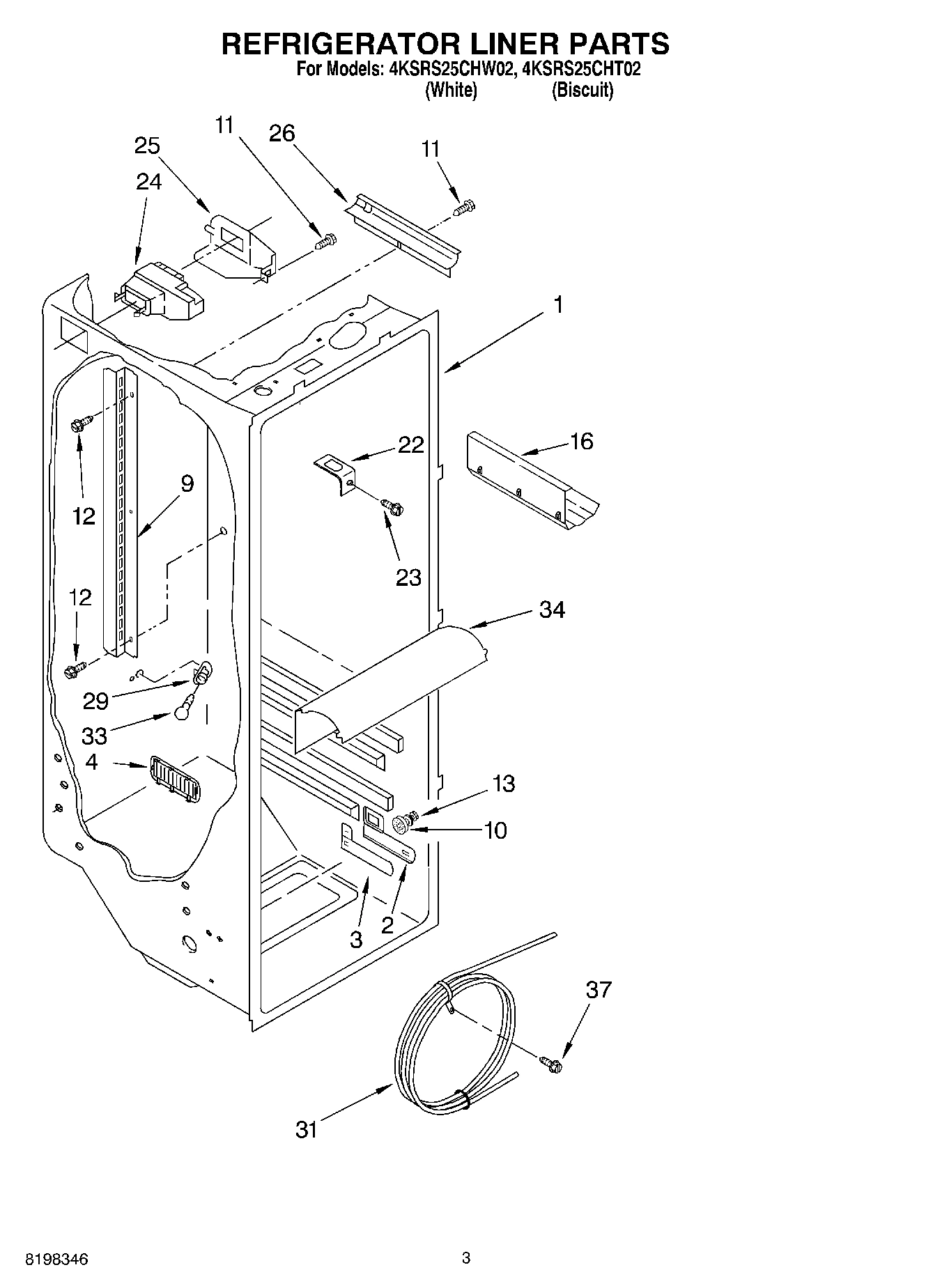 02 - REFRIGERATOR LINER