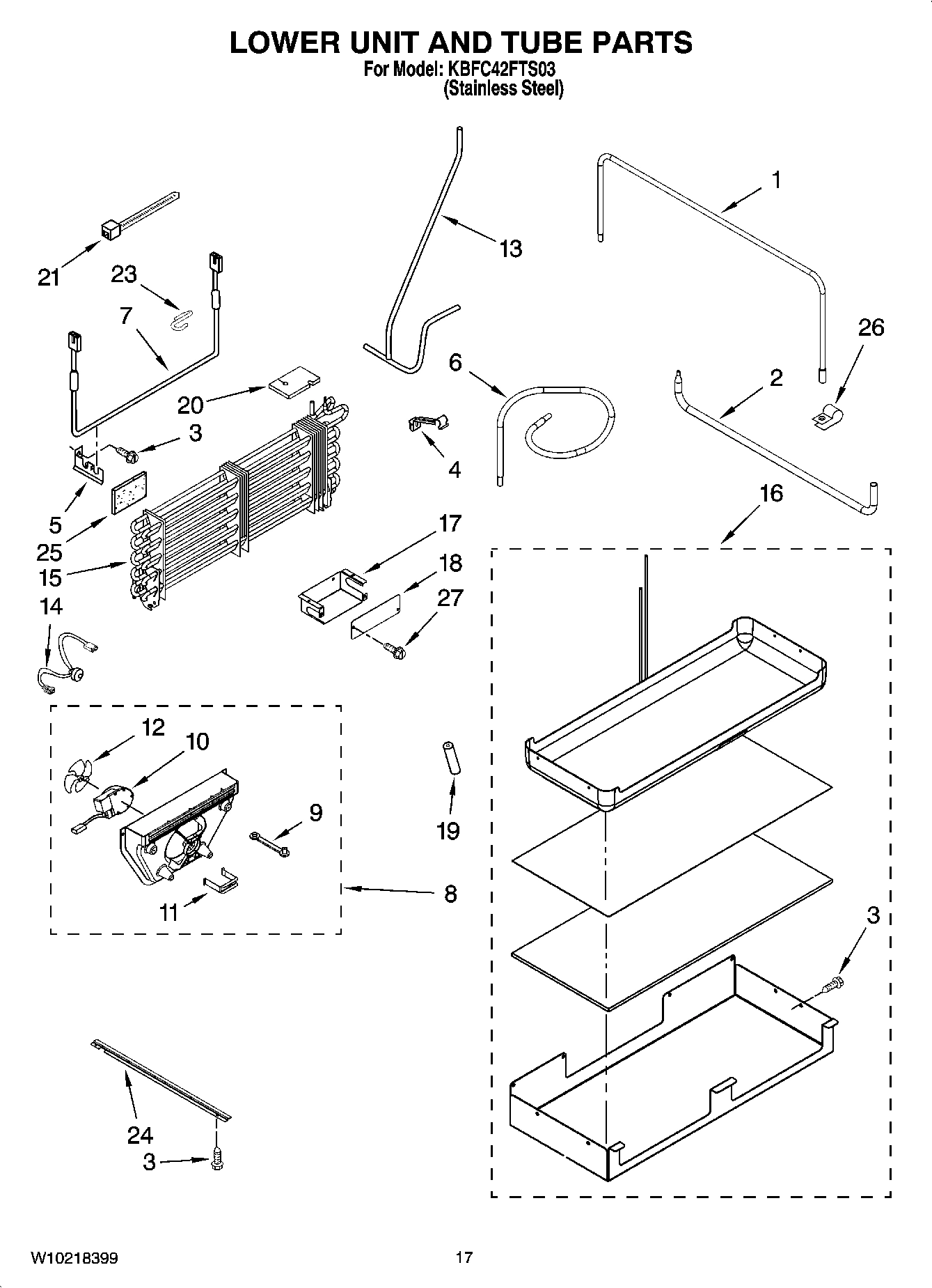 10 - LOWER UNIT AND TUBE PARTS