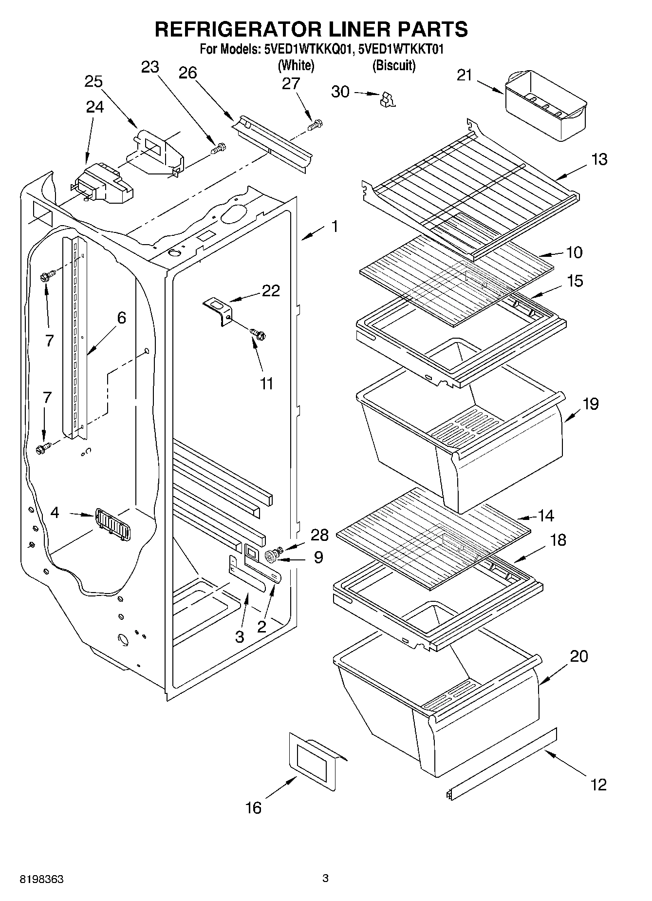 02 - REFRIGERATOR LINER