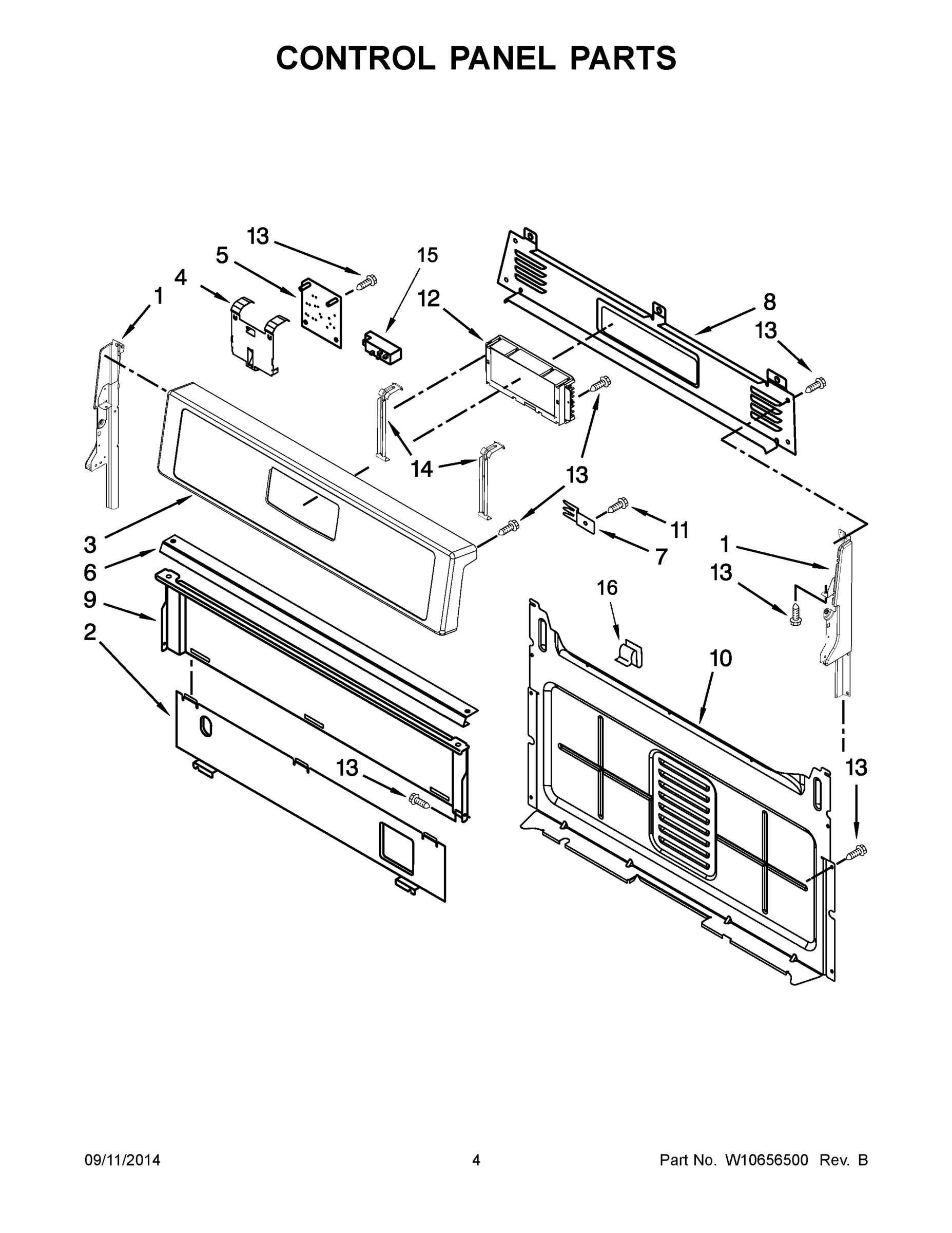 03 - CONTROL PANEL PARTS