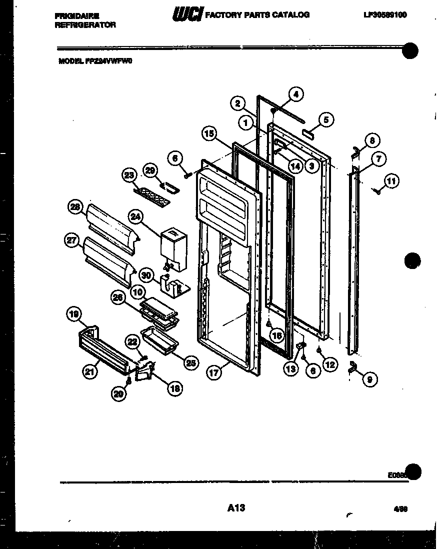 03 - REFRIGERATOR DOOR PARTS