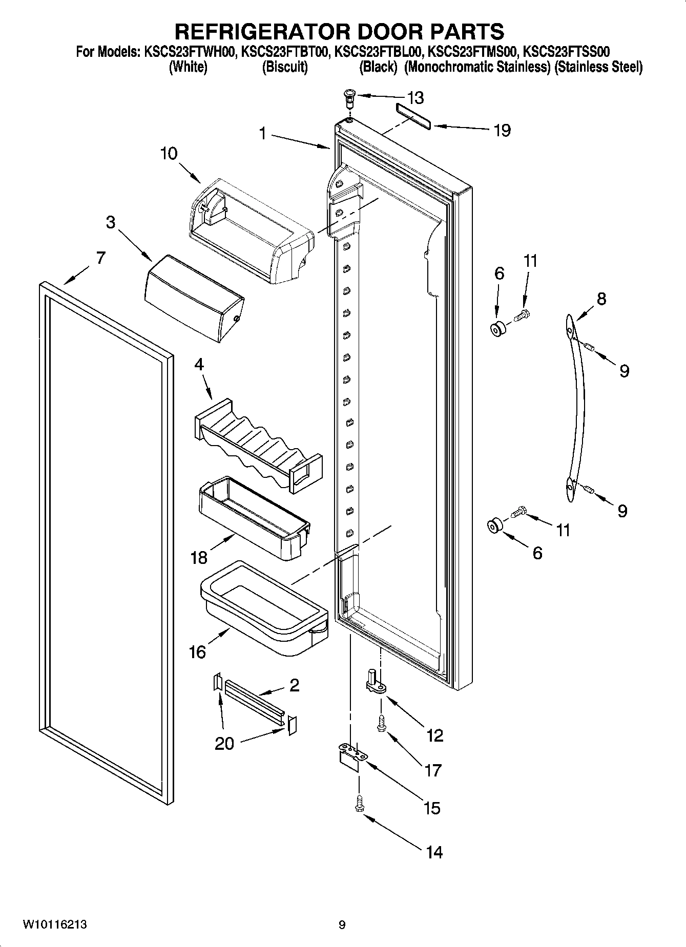 06 - REFRIGERATOR DOOR PARTS