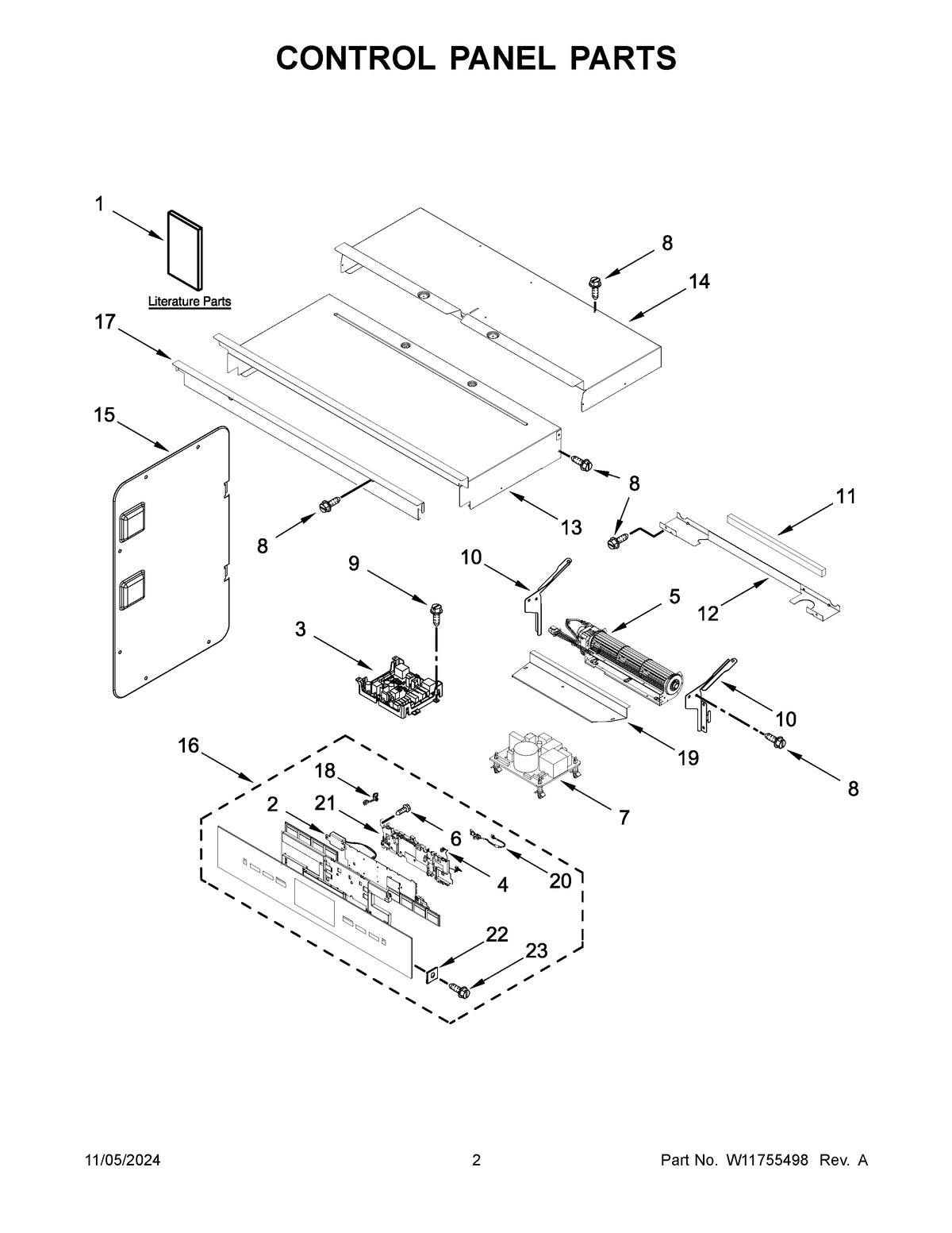02 - CONTROL PANEL PARTS